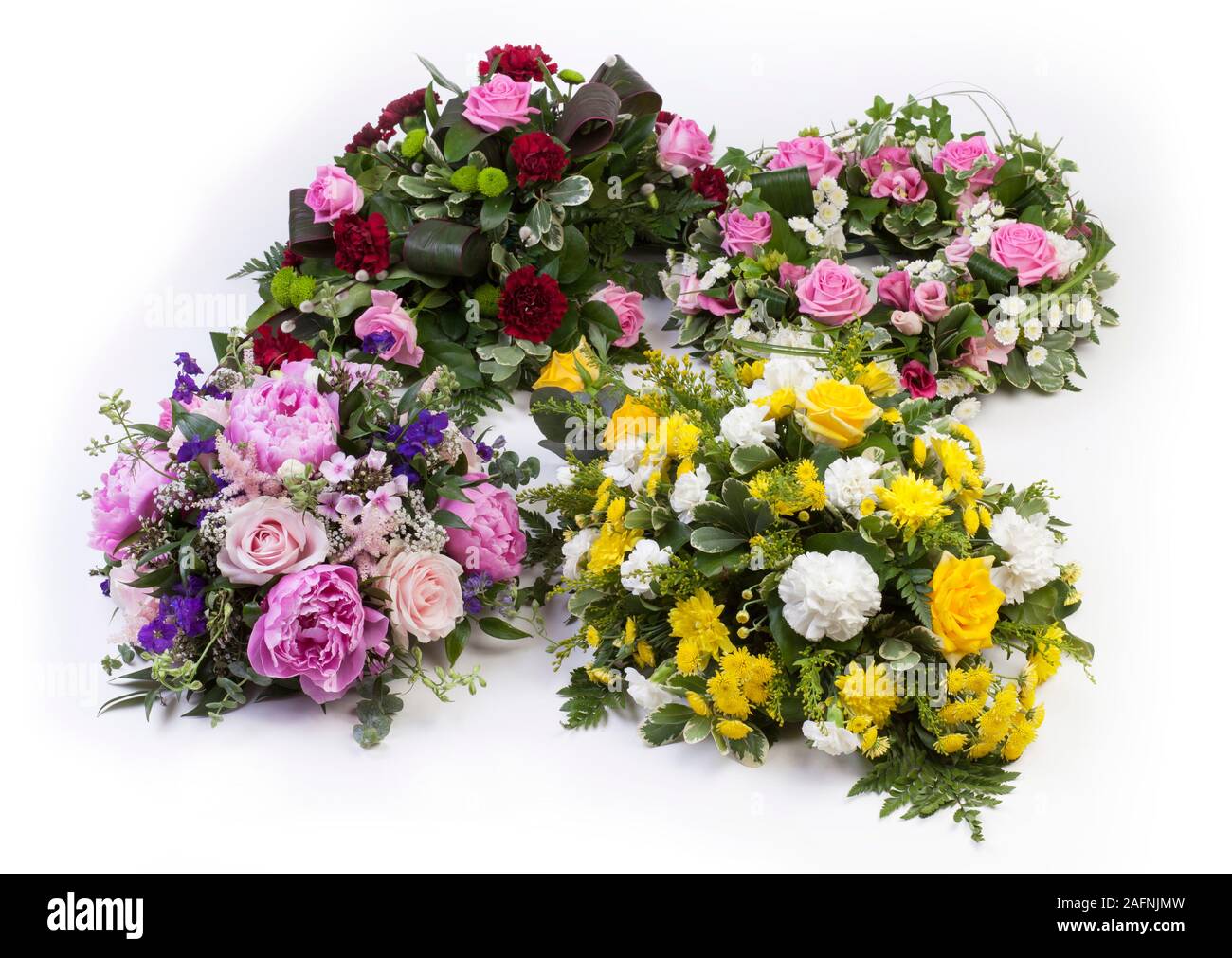 wreath of flowers Stock Photo Alamy