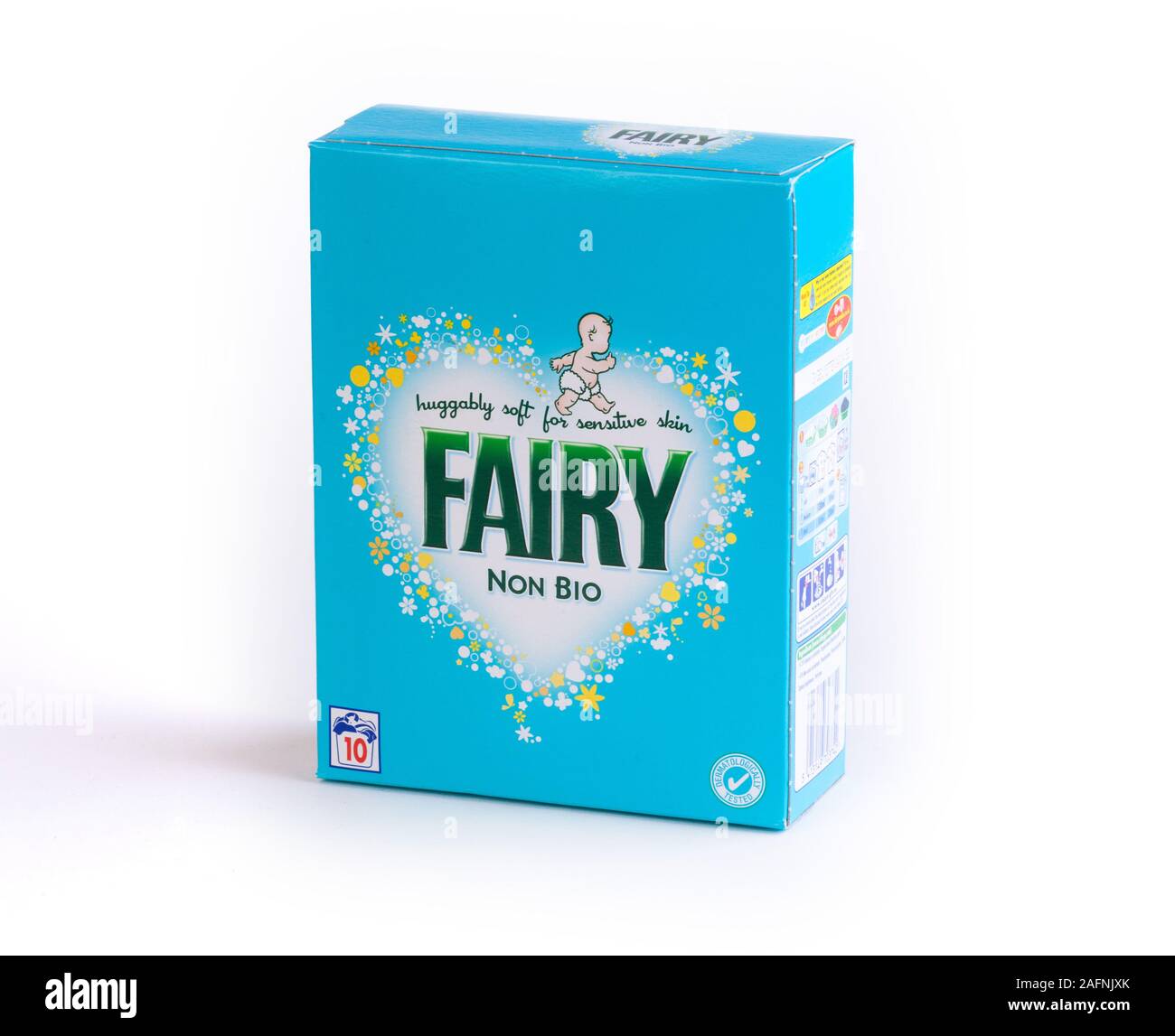 Fairy non bio washing powder made by Procter & Gamble Stock Photo