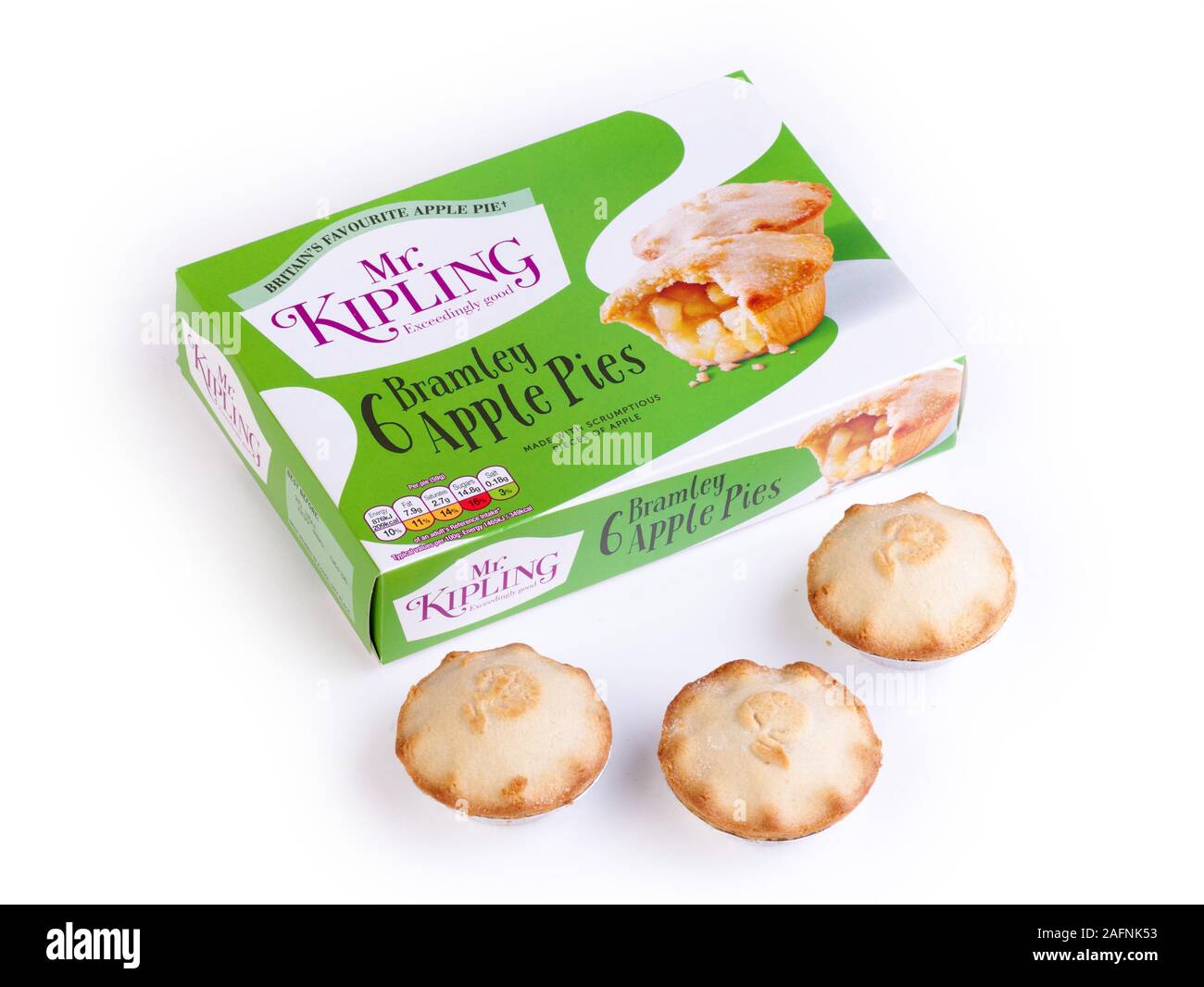 Mr Kipling Apple Pies Stock Photo