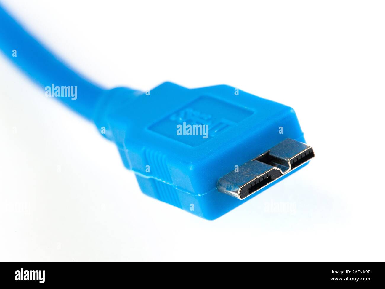 USB 3.0 cable & connectors Stock Photo