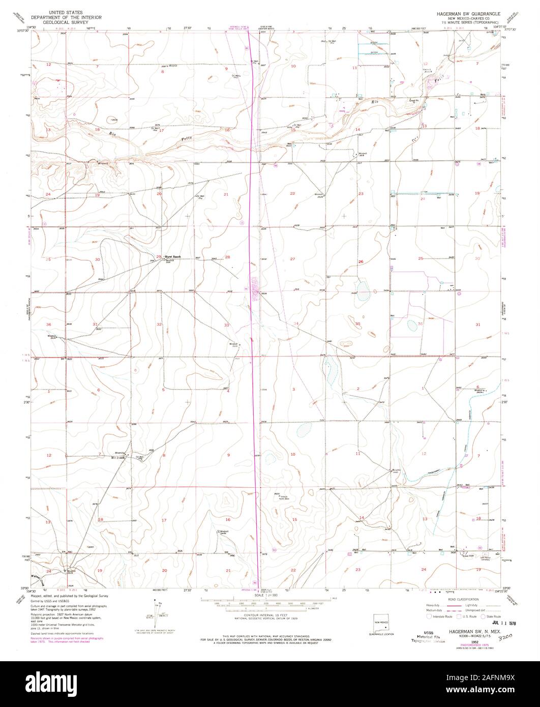 Map of hagerman new mexico hires stock photography and images Alamy