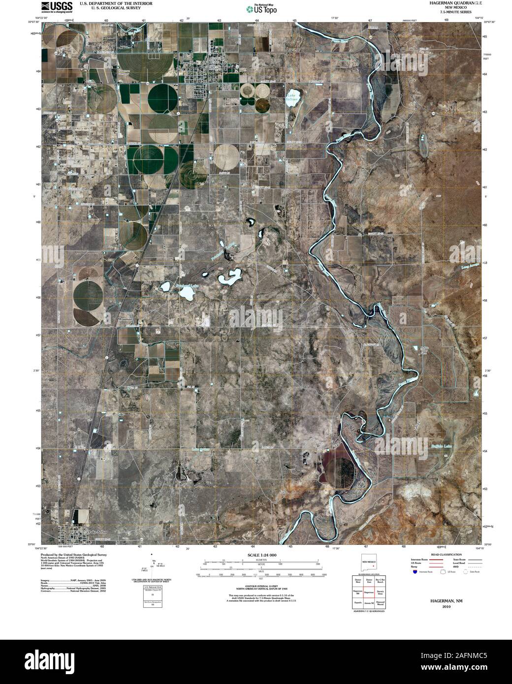 Map of hagerman new mexico Cut Out Stock Images & Pictures Alamy