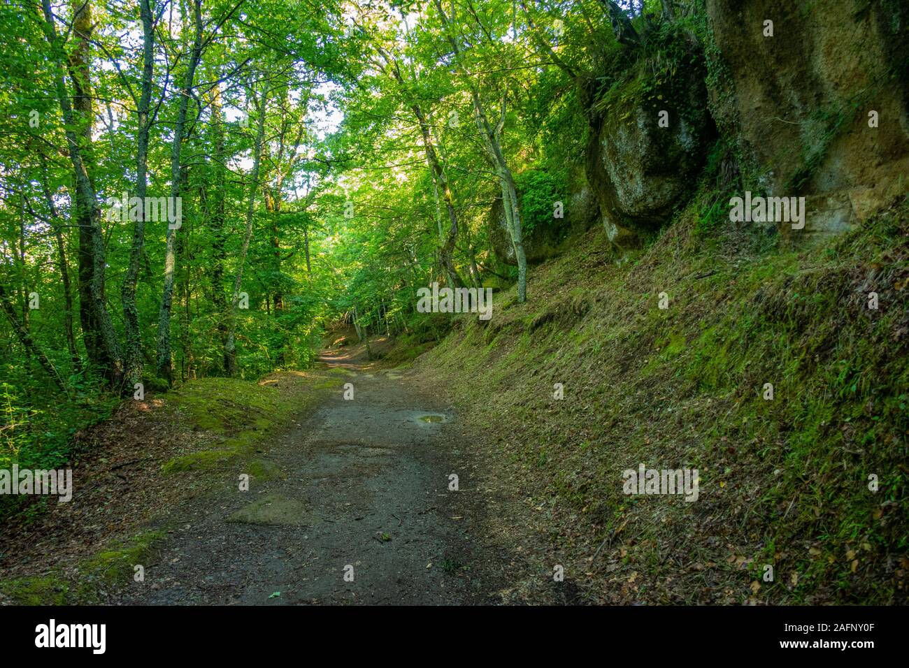 Ancient cave rock settlement of Vitozza in Lazio, Italy Stock Photo Alamy