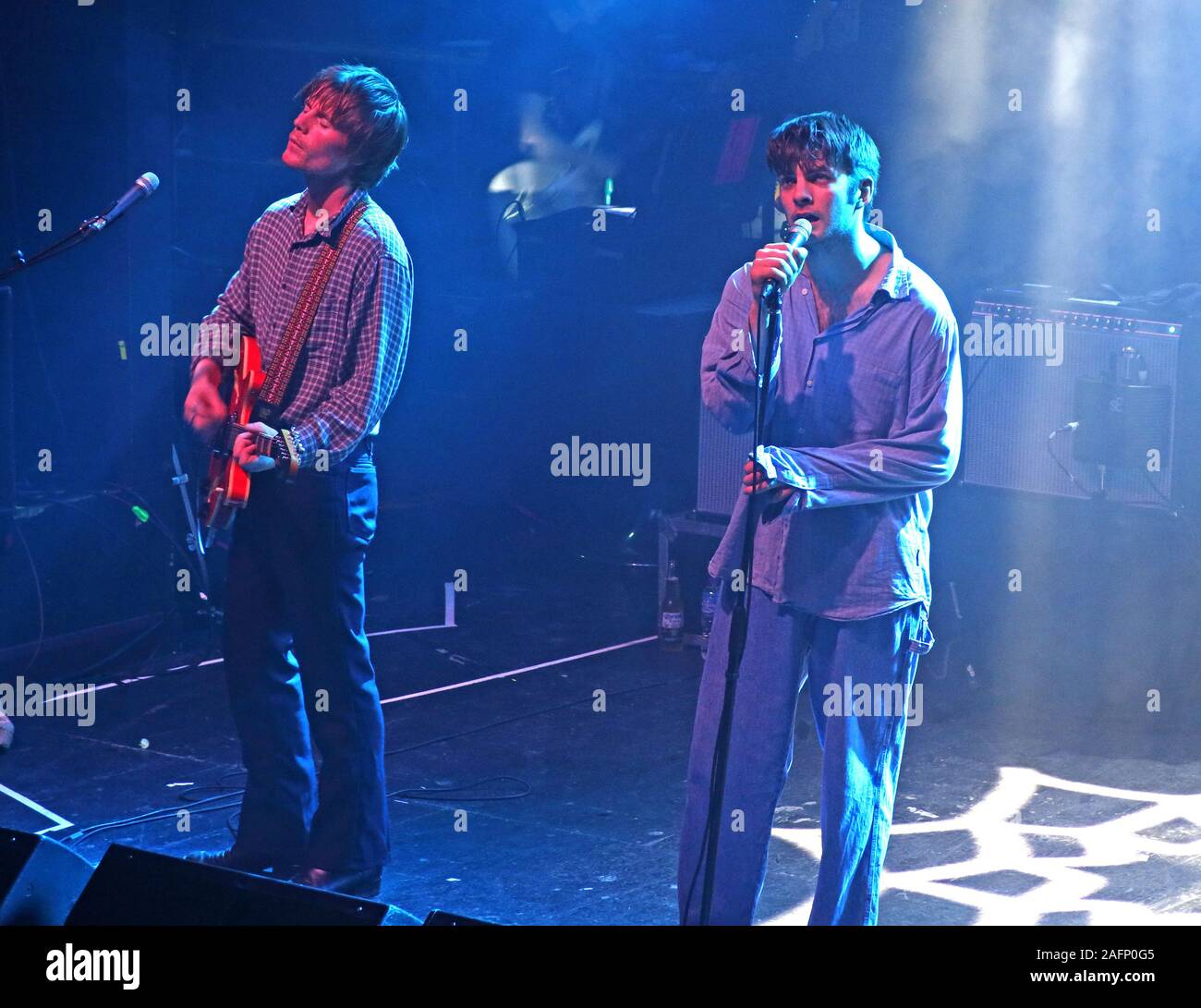 Fontaines D.C. (Dublin City) Live on stage Birmingham O2 Academy Institute, Digbeth,West Midlands, England, UK,  B5 6DY Stock Photo