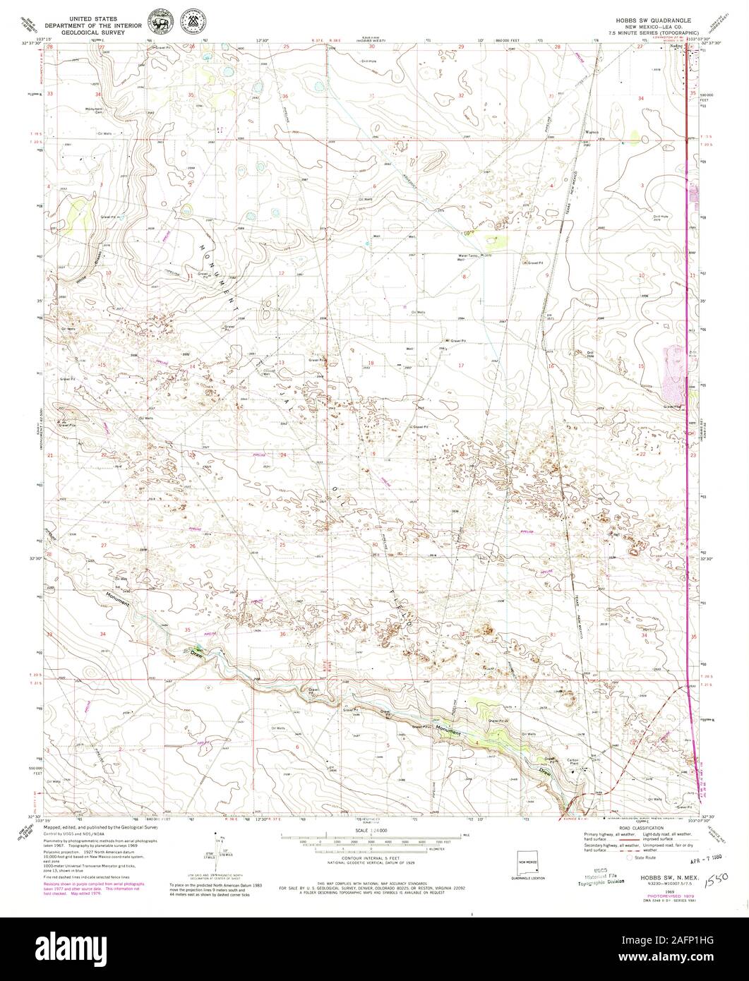 Map of hobbs new mexico hires stock photography and images Alamy