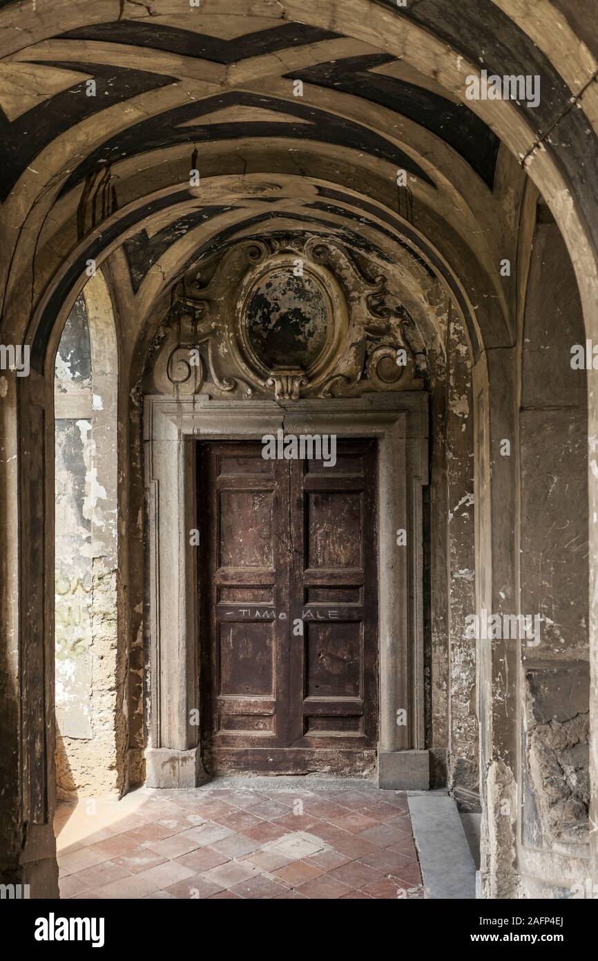 Palazzo Sanfelice, Sanità, Center of Naples, Campania, Italy Stock Photo