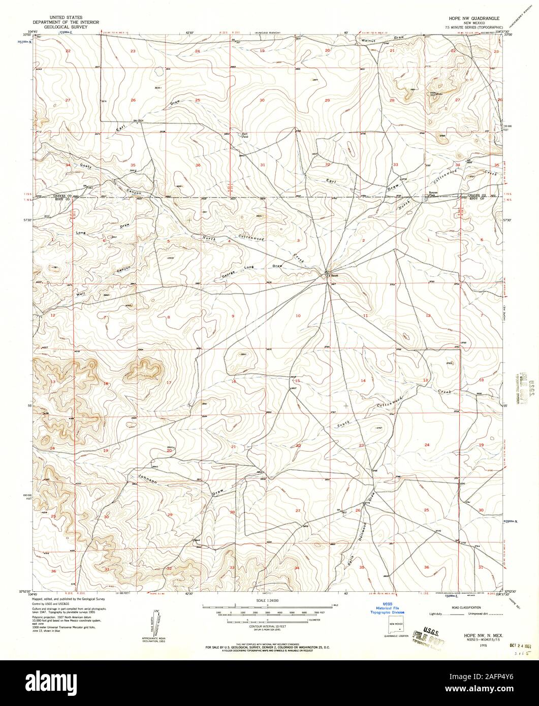 Hope new mexico map Cut Out Stock Images & Pictures Alamy