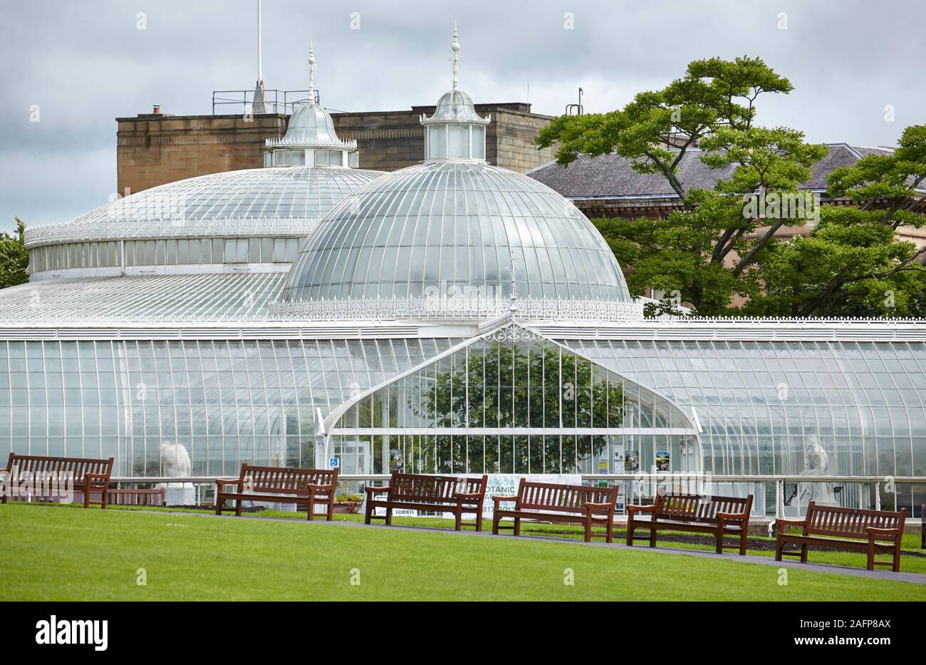 Exterior Of The Victorian Kibble Palace Of The Botanic Gardens In exterior-of-the-victorian-kibble-palace-of-the-botanic-gardens-in