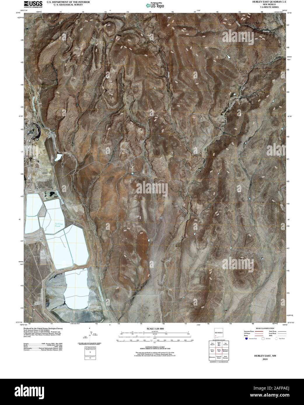 Map of hurley new mexico Cut Out Stock Images & Pictures Alamy