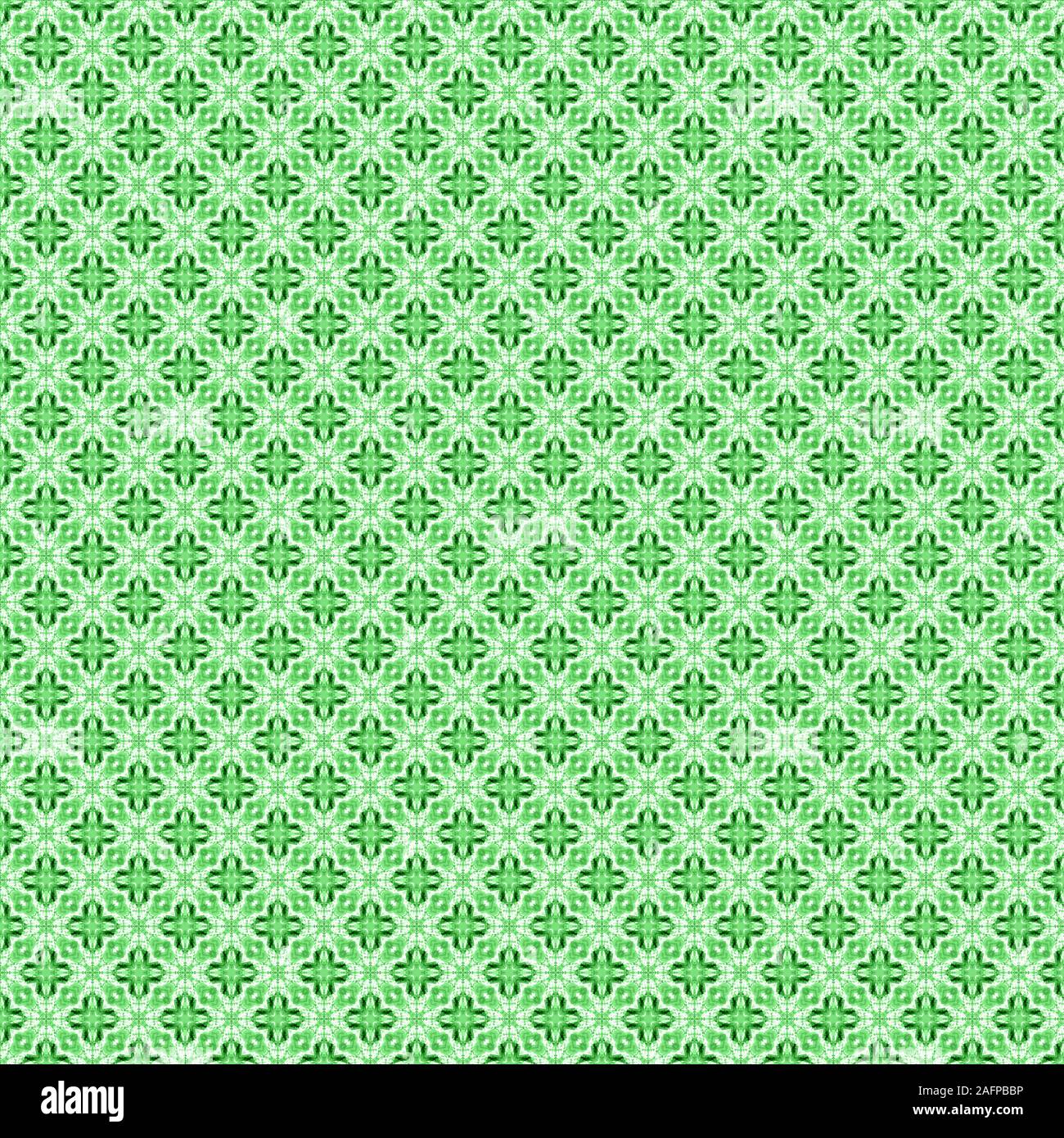 Seamless pattern background in green for Christmas holiday, also springtime Stock Photo