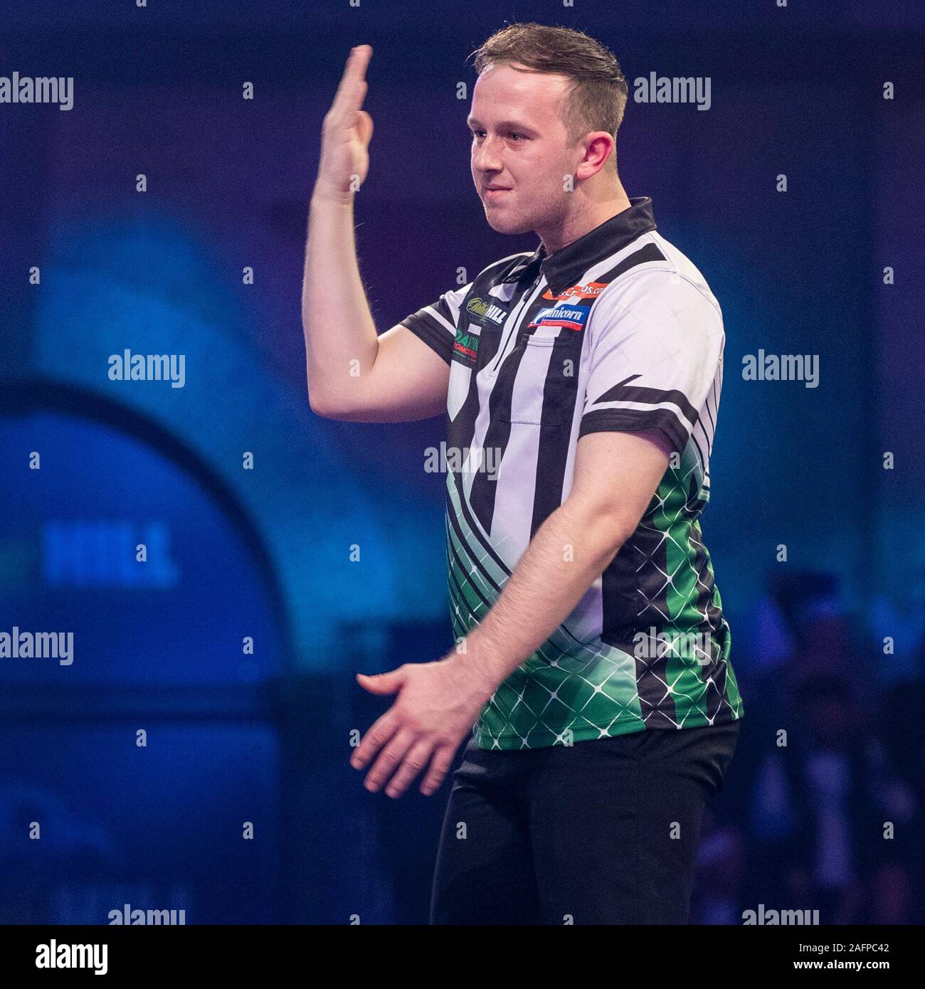 Londen, UK. 16th Dec, 2019. LONDEN, 16-12-2019, Darts player Callan Rydz  during the William Hill, World Championship Darts, PDC. Credit: Pro  Shots/Alamy Live News Stock Photo - Alamy