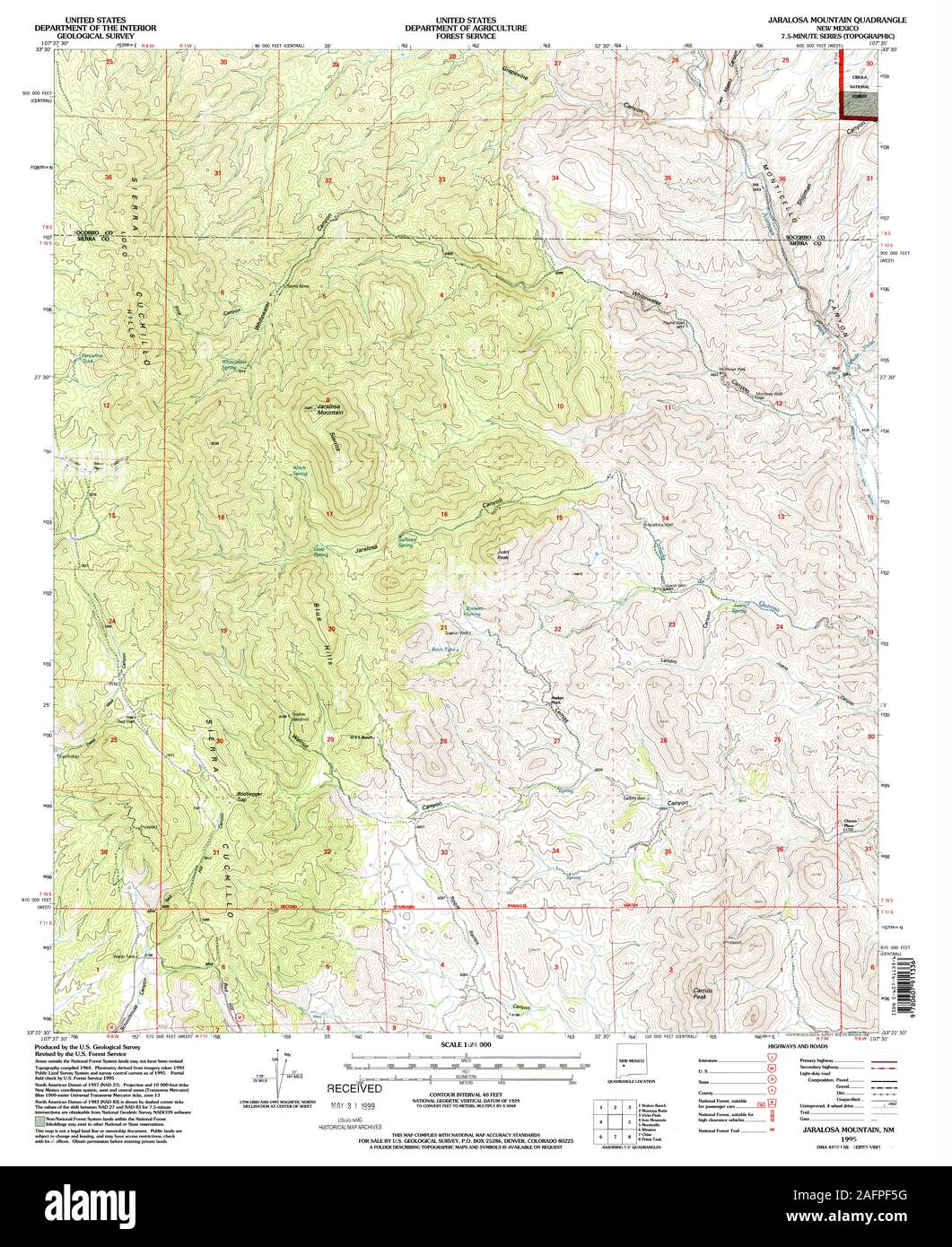 Jaralosa mountain hires stock photography and images Alamy