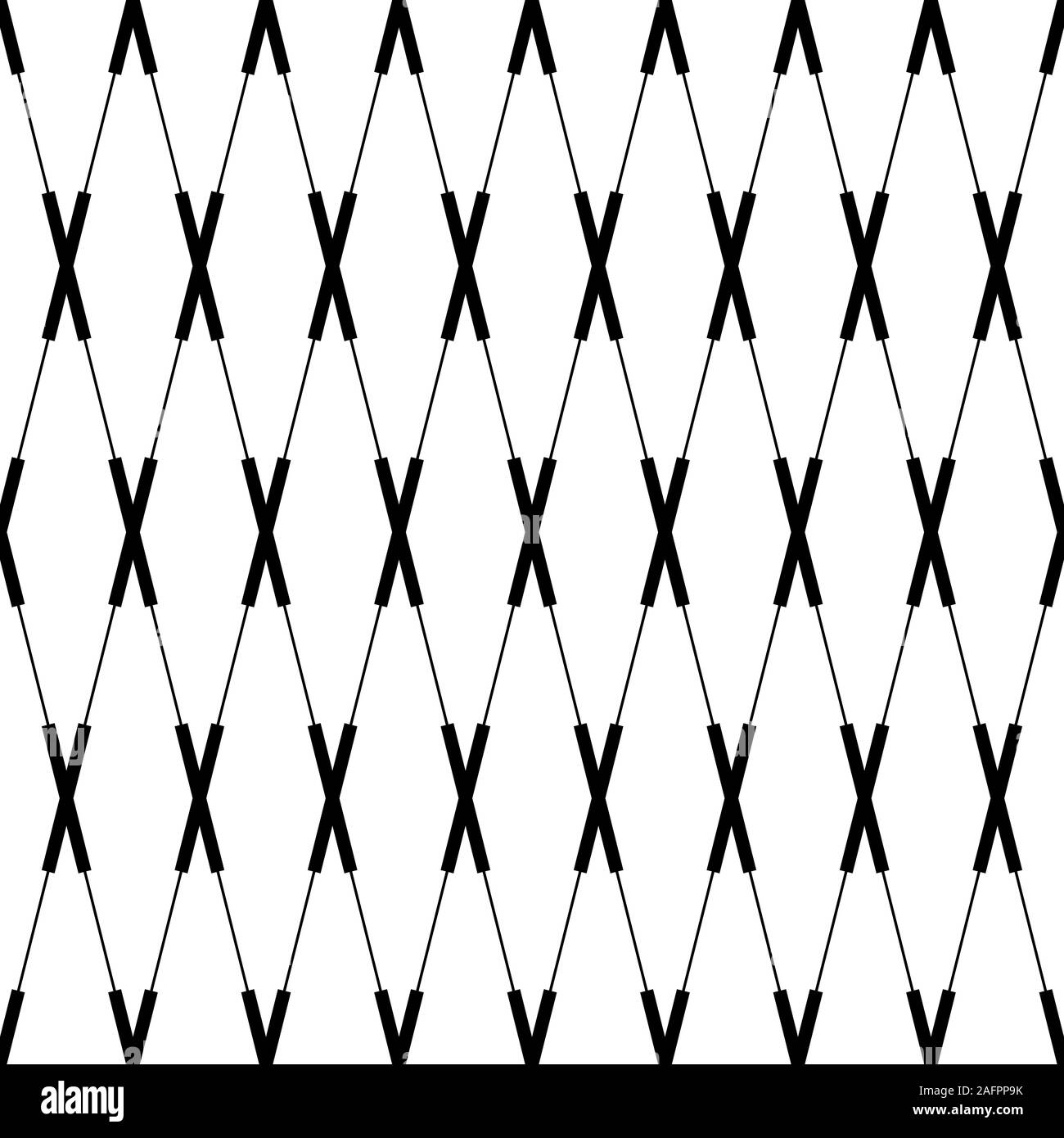 Seamless cross lines pattern Black and White Stock Photos & Images - Alamy