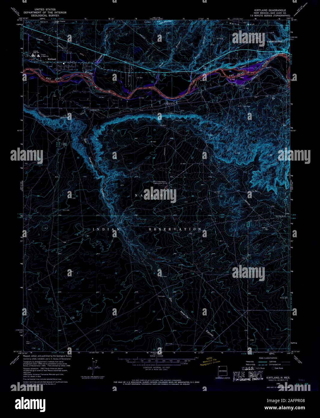 Map of kirtland hires stock photography and images Alamy