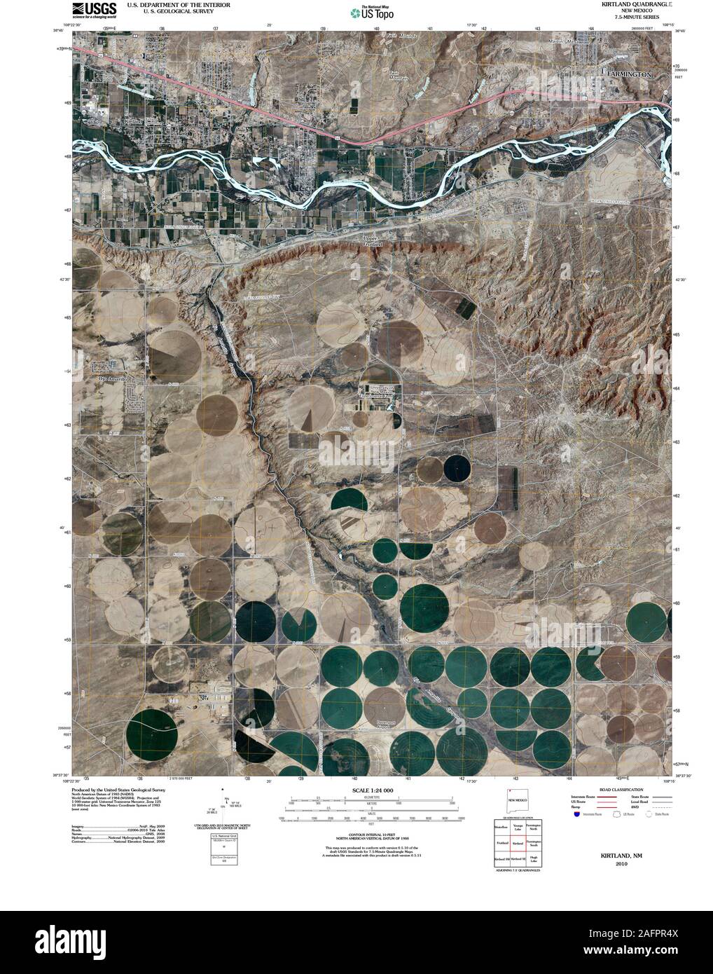 Map of kirtland hires stock photography and images Alamy