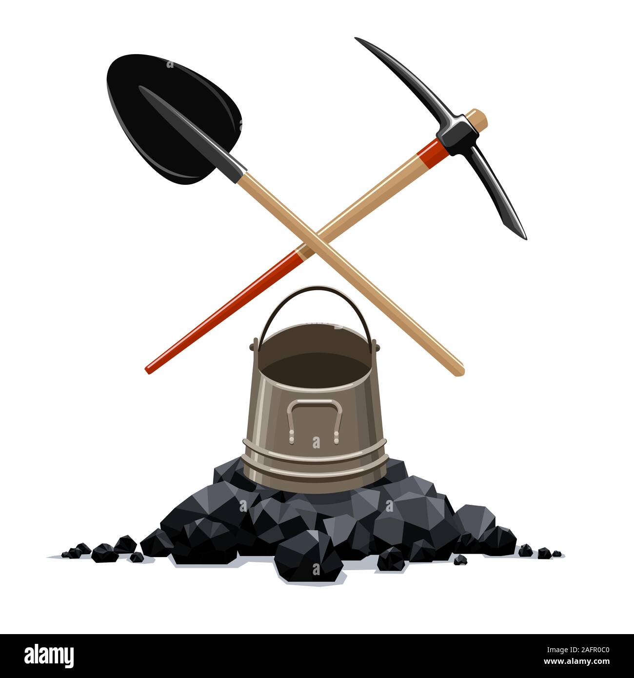 Mining Tools Cut Out Stock Images & Pictures - Alamy