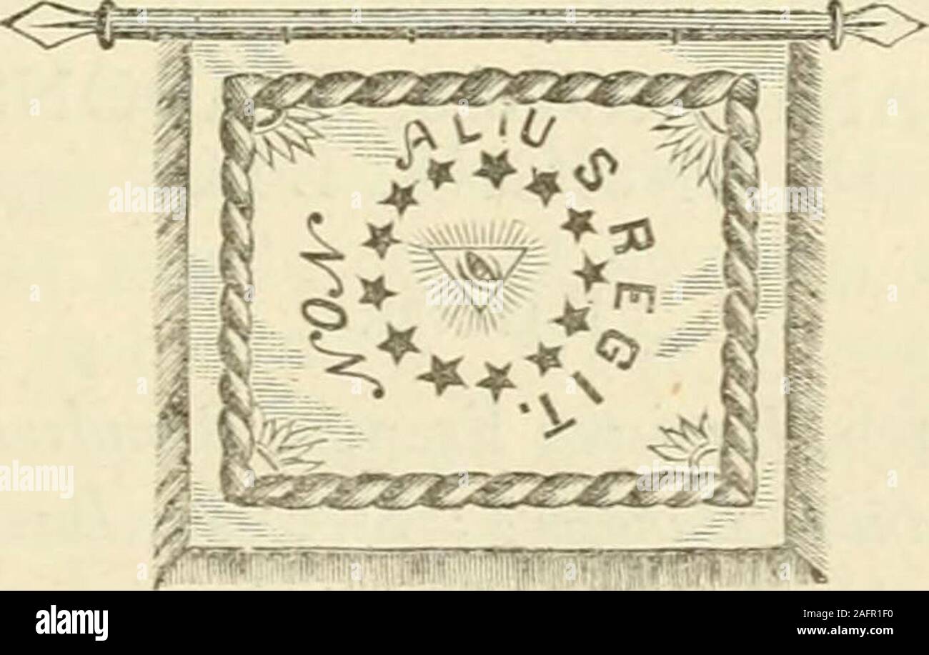 Silk Banner Of The Society Stock Photos Silk Banner Of The