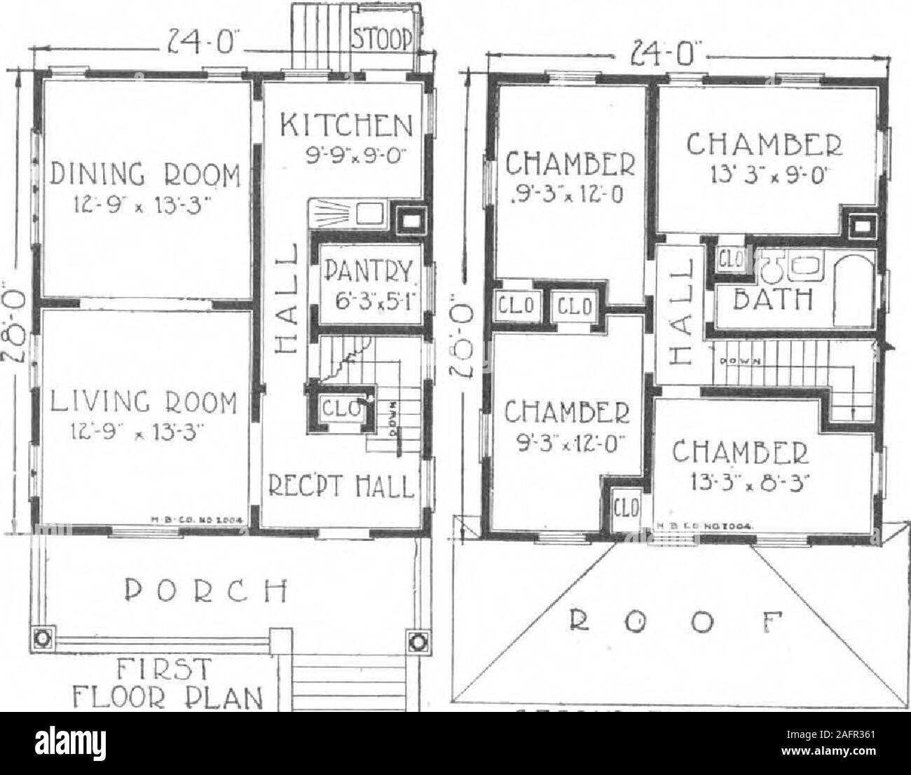 Hall and parlor plan hires stock photography and images Alamy