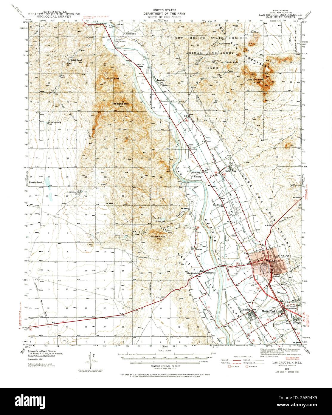 Las cruces new mexico map Cut Out Stock Images & Pictures Alamy