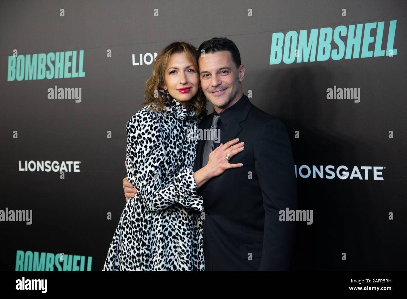 New York, United States. 16th Dec, 2019. Alysia Reiner and David Alan