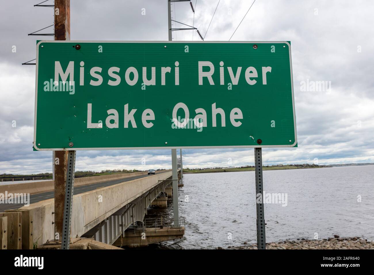 MAY 19 2019, USA - Historic old Lincoln Highway2019, USA - Retracing the Lewis and Clark Expedition - May 14, 1804 - September 23, 1806 Stock Photo