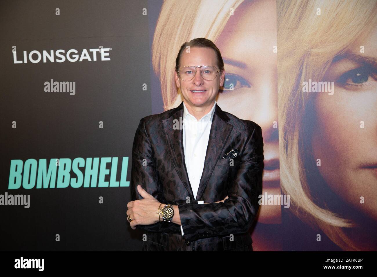 New York, United States. 16th Dec, 2019. Carson Kressley arrives on the red carpet at the special screening of Bombshell at Jazz at Lincoln Center's Frederick P. Rose Hall on Monday, December 16, 2019 in New York City. Photo by Serena Xu-Ning Carr/UPI Credit: UPI/Alamy Live News Stock Photo