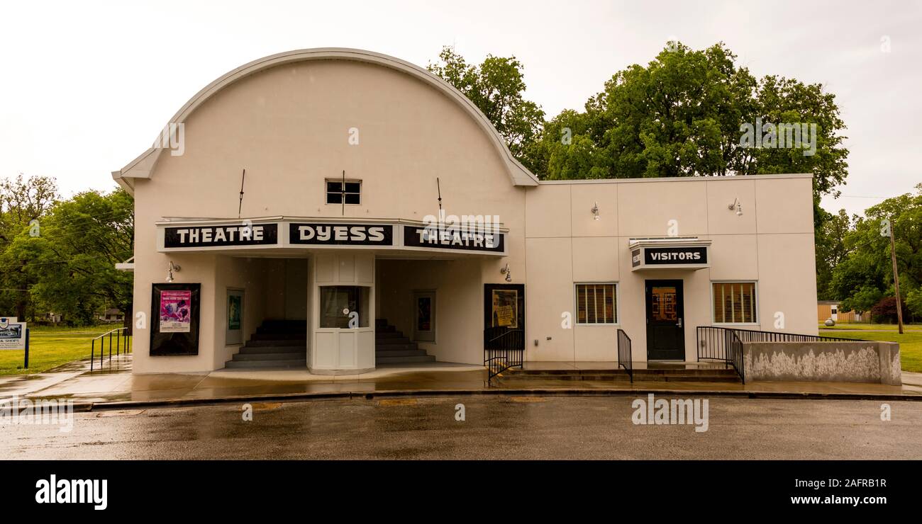 MAY 1, 2019 DYESS AR, USA DYESS THEATER Johnny Cash's childhood home on the Cotton Highway