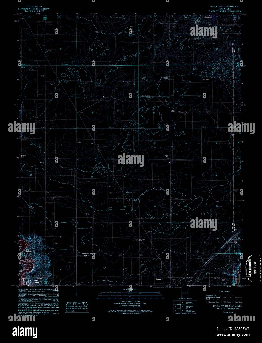 Map of logan new mexico hires stock photography and images Alamy