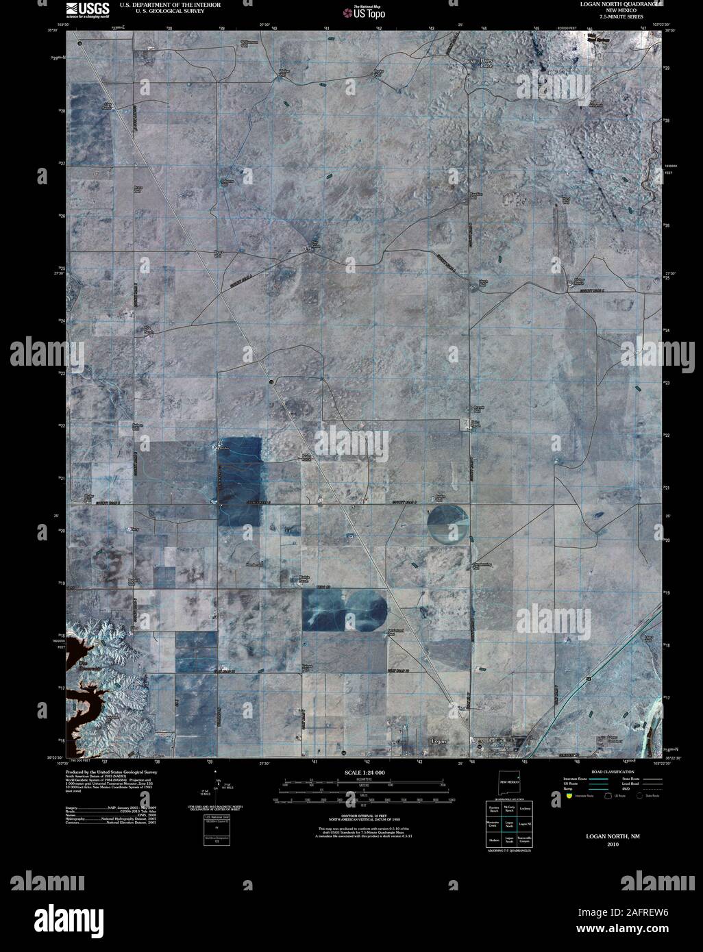 Logan new mexico map hires stock photography and images Alamy