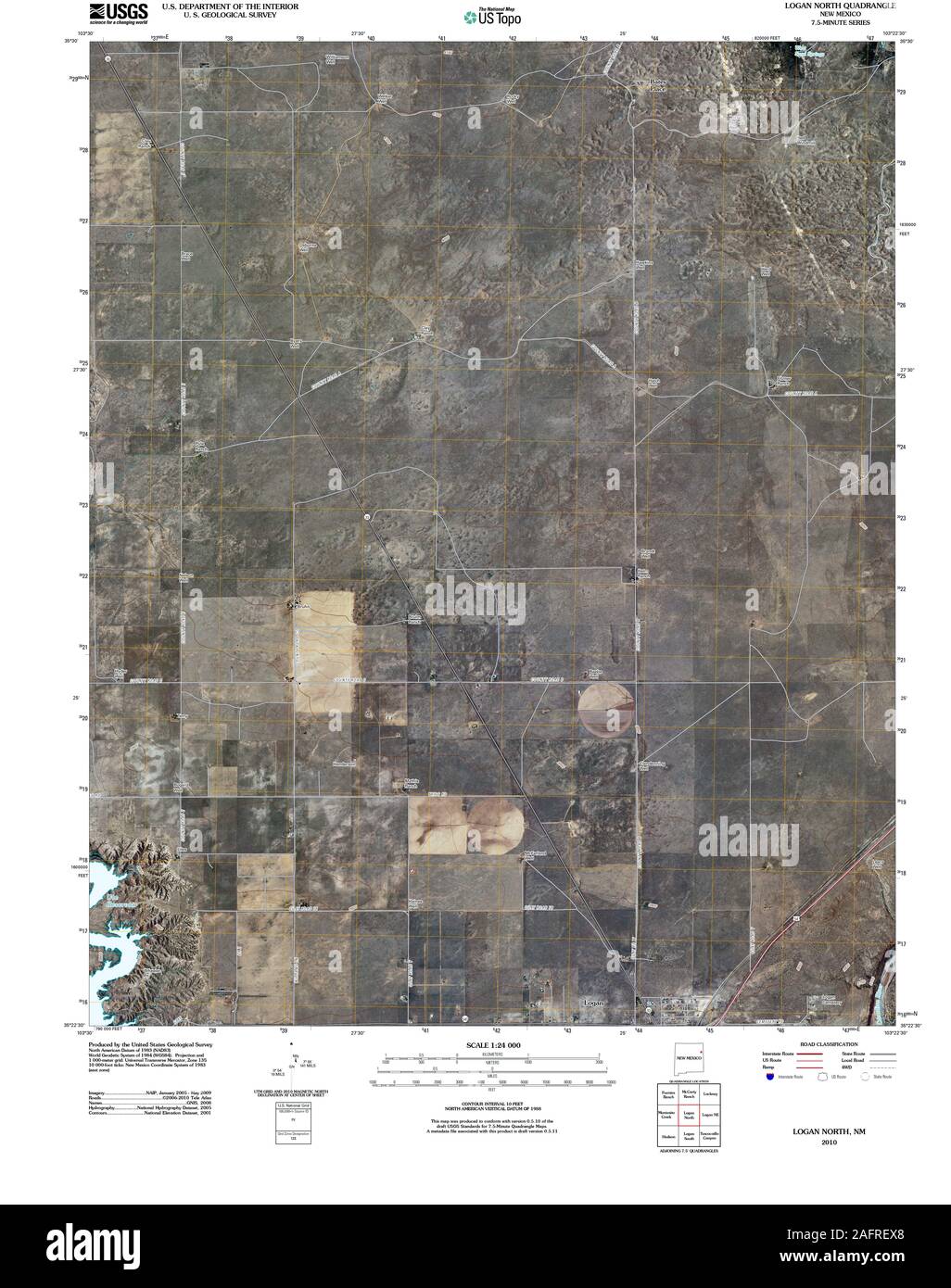 Logan new mexico map Cut Out Stock Images & Pictures Alamy