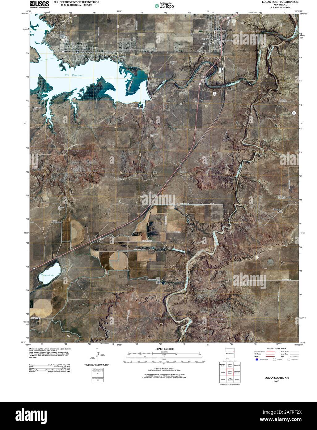 Map of logan new mexico hires stock photography and images Alamy