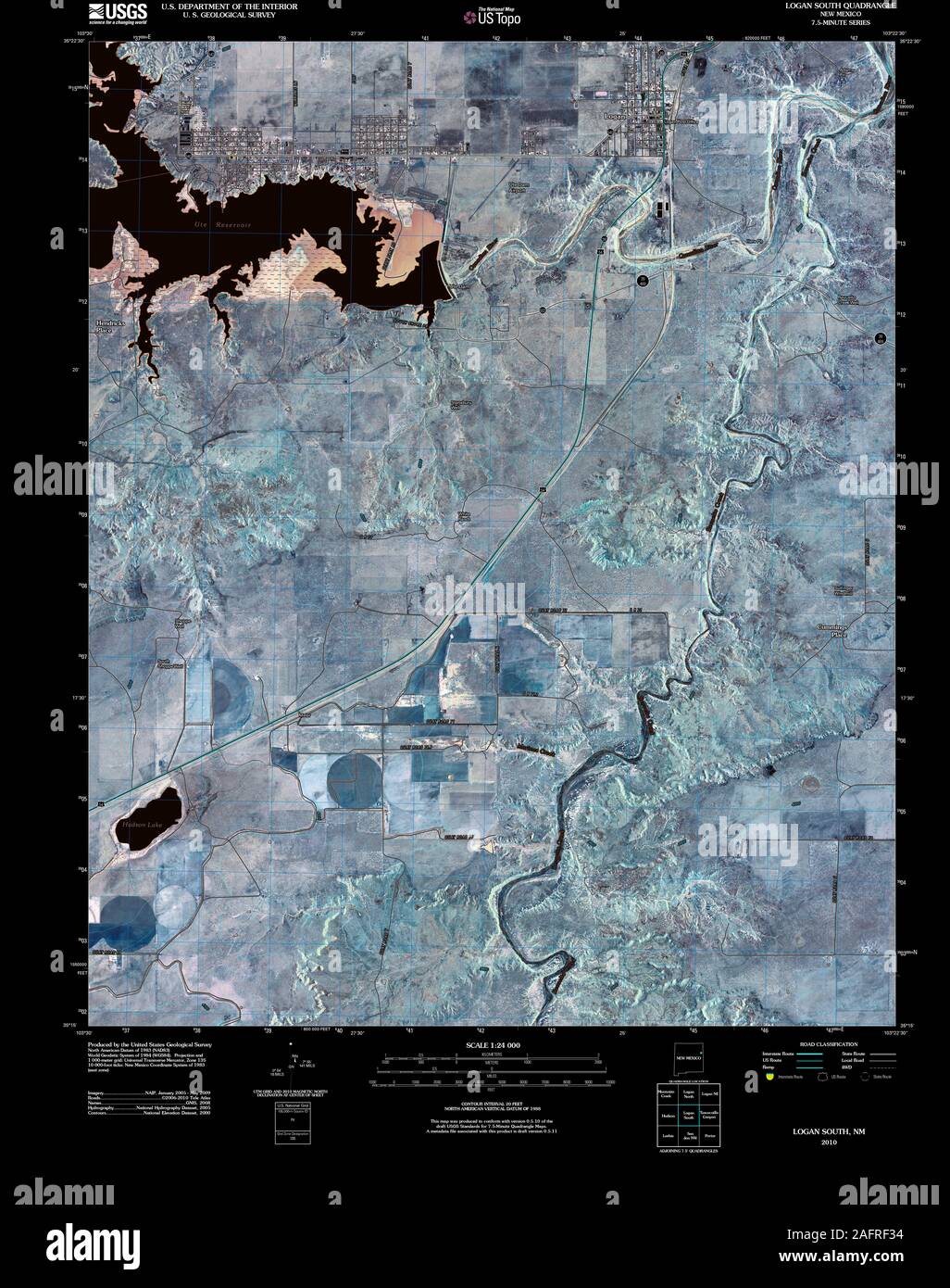 Logan new mexico map hires stock photography and images Alamy