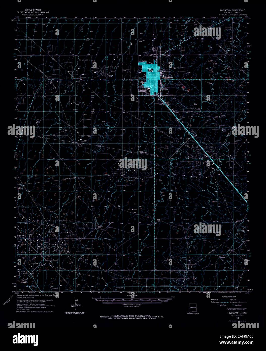 Lovington new mexico map hires stock photography and images Alamy