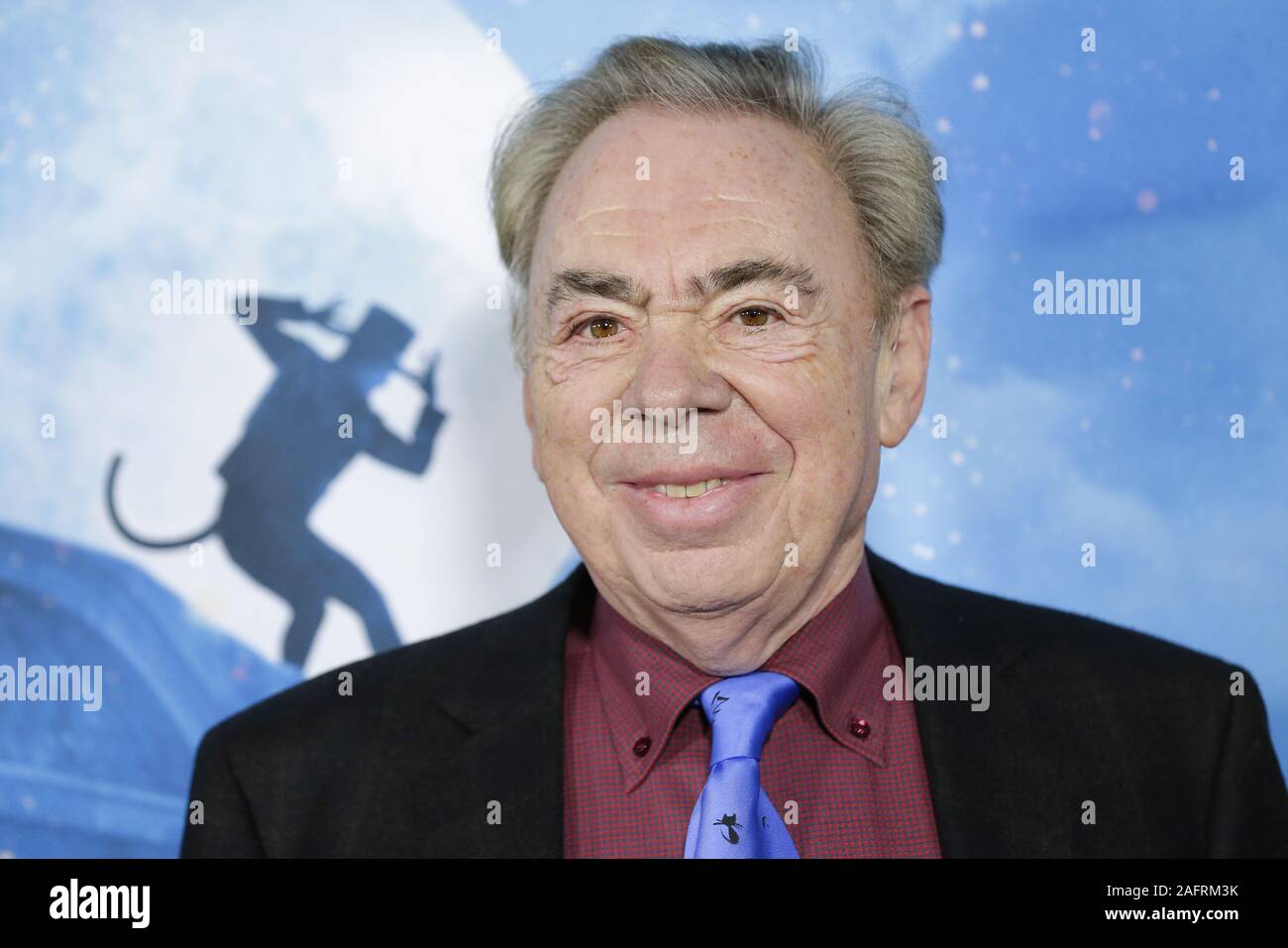 New York, United States. 16th Dec, 2019. Andrew Lloyd Webber arrives on the red carpet at the world premiere of 'Cats' at Alice Tully Hall, Lincoln Center on Monday, December 16, 2019 in New York City. Photo by John Angelillo/UPI Credit: UPI/Alamy Live News Stock Photo