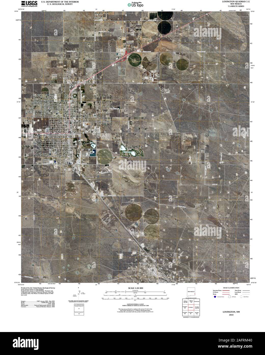 Lovington new mexico map Cut Out Stock Images & Pictures Alamy