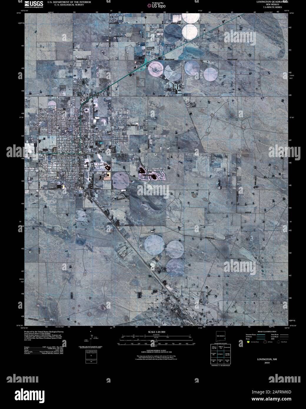 Lovington new mexico map hires stock photography and images Alamy