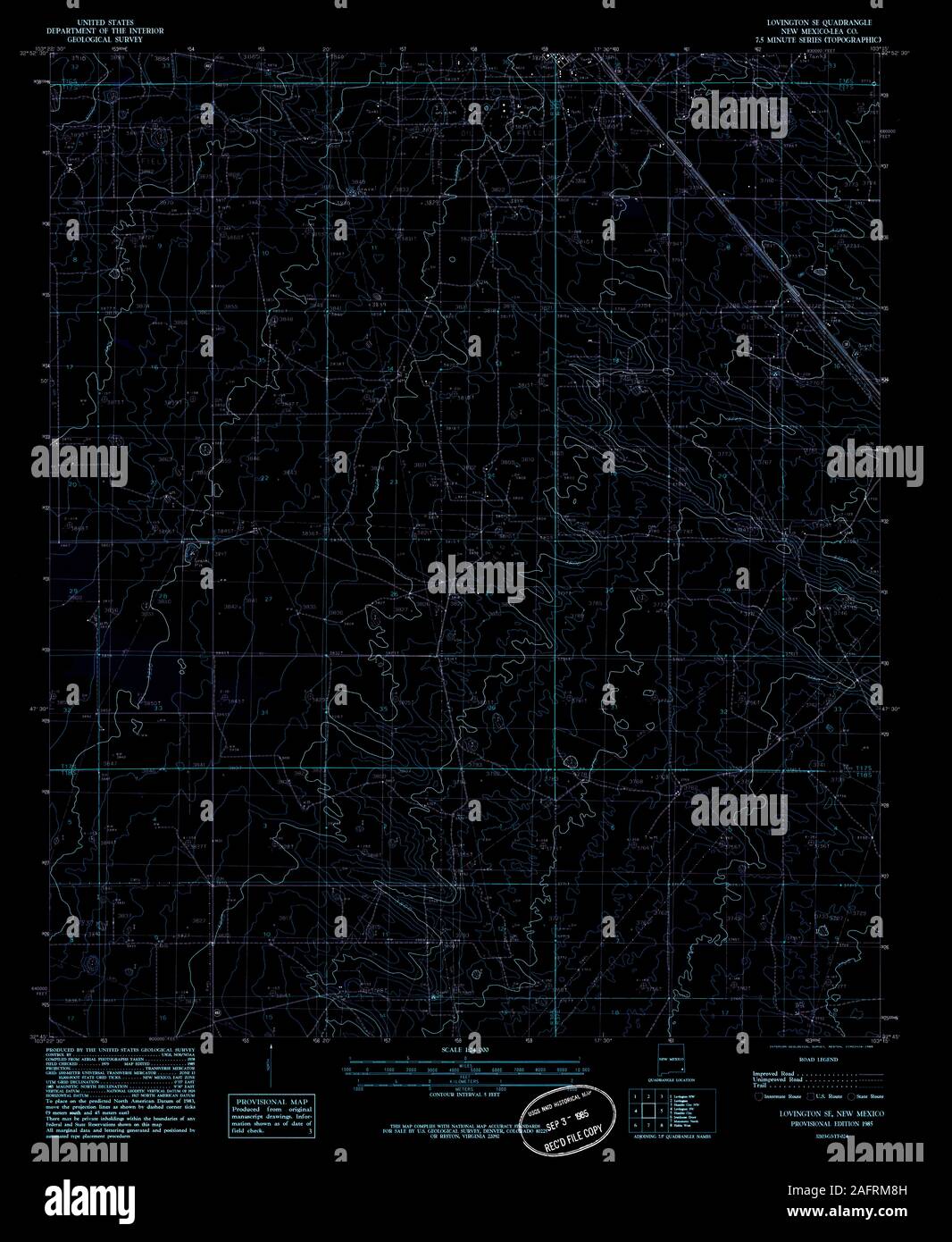 Lovington new mexico map hires stock photography and images Alamy