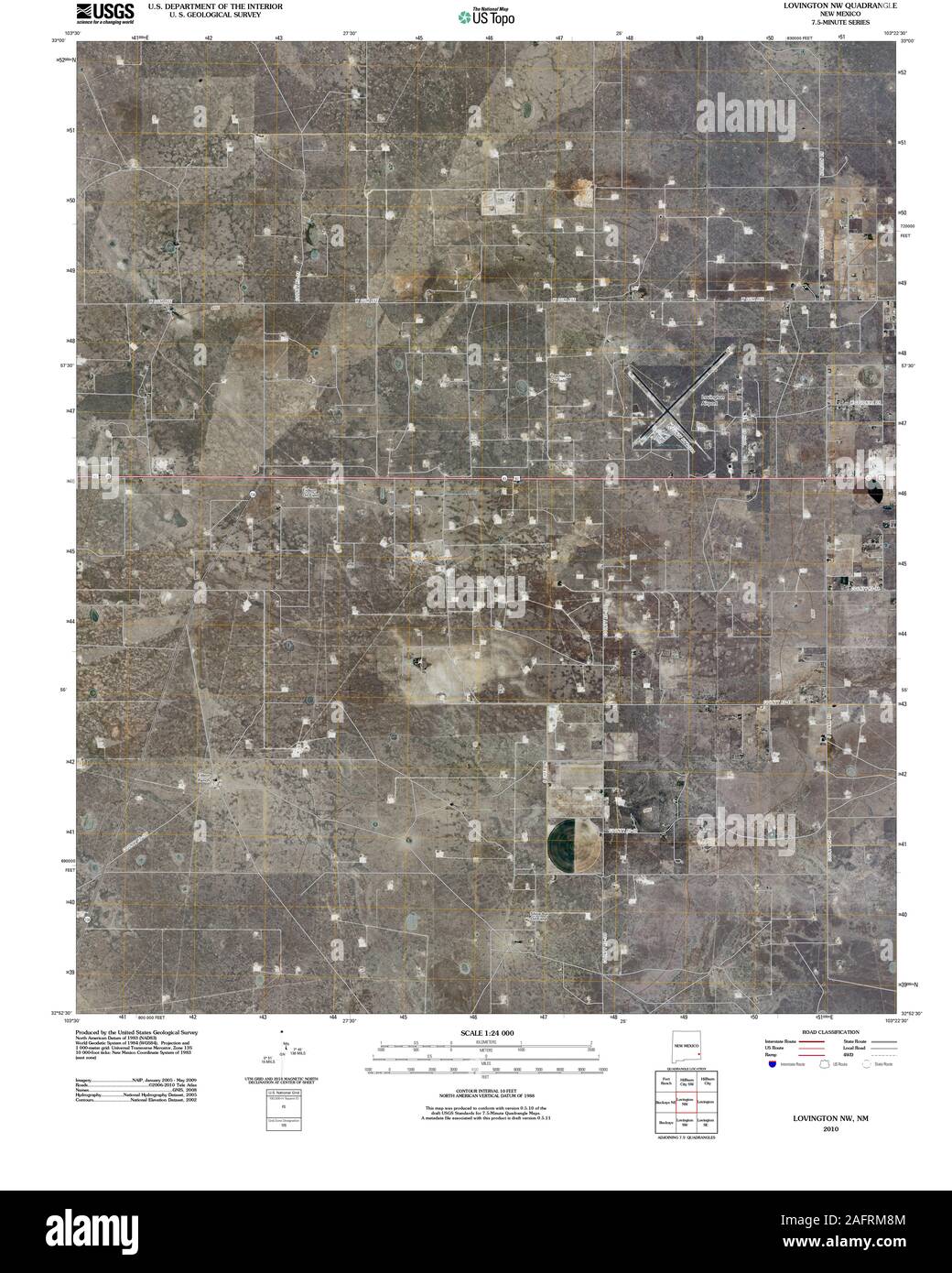 Map of lovington new mexico Cut Out Stock Images & Pictures Alamy