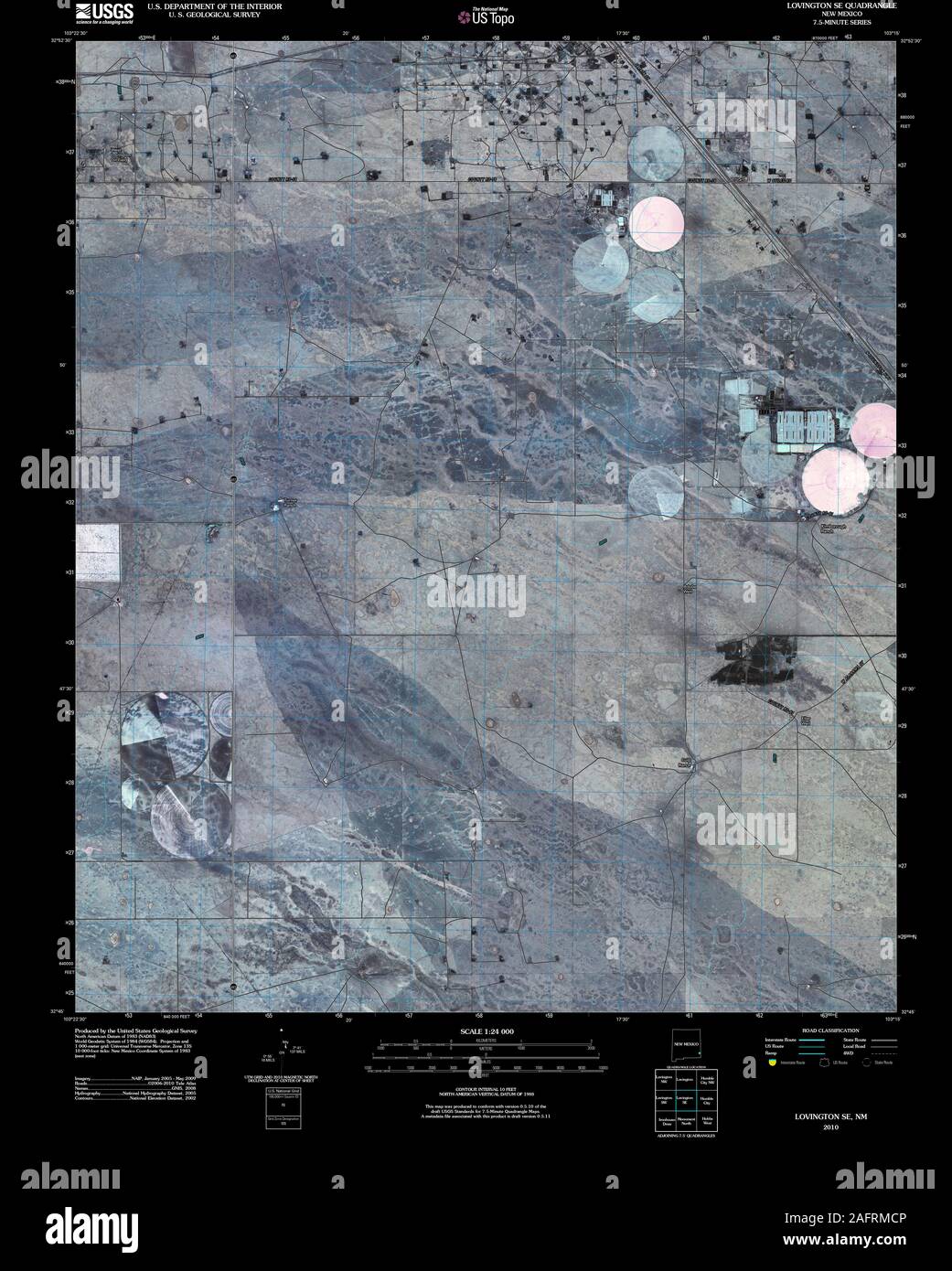 Lovington new mexico map hires stock photography and images Alamy