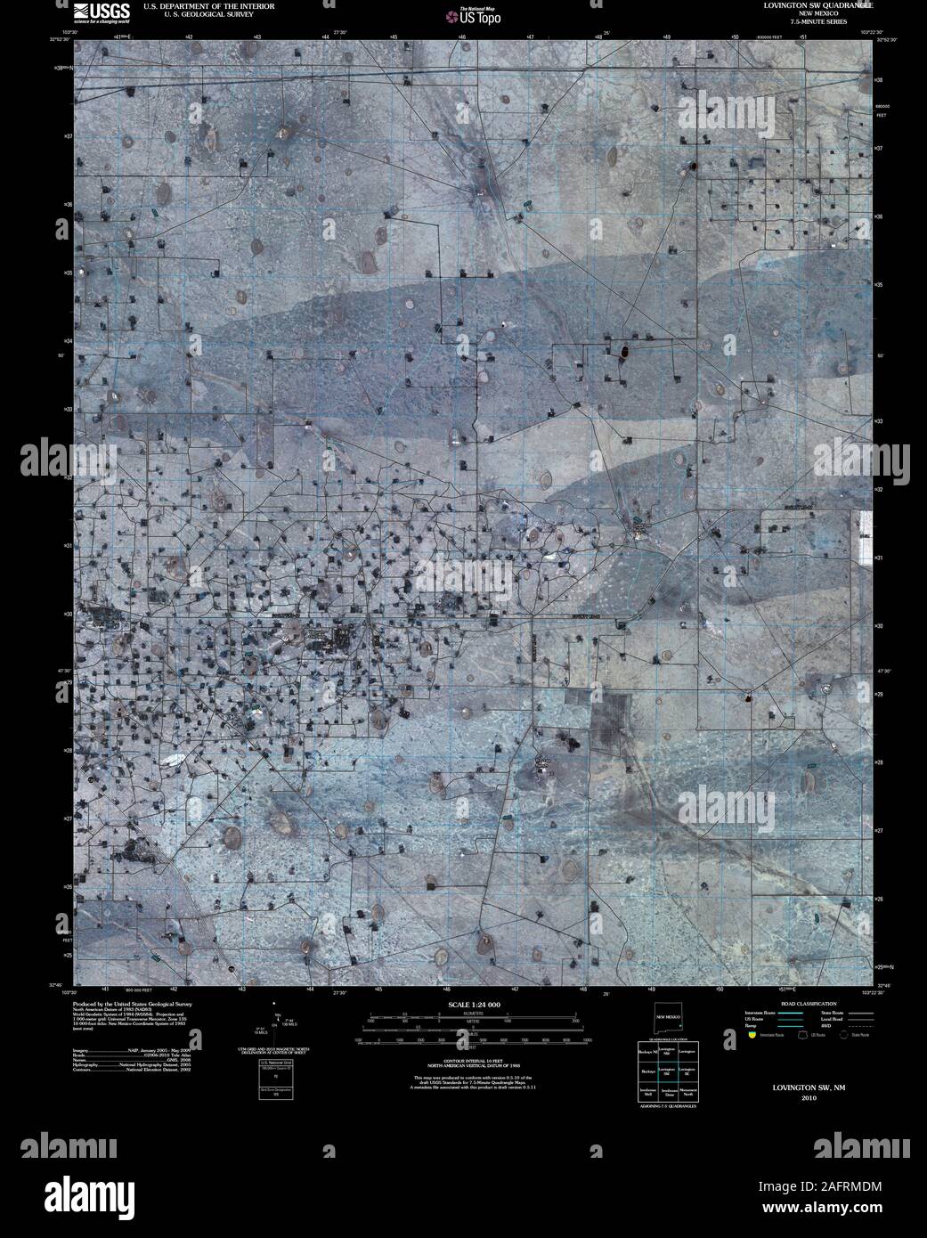 Lovington new mexico map hires stock photography and images Alamy