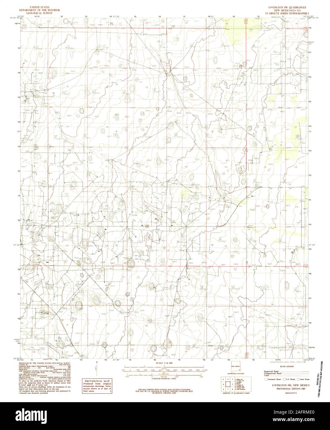 Lovington new mexico map hires stock photography and images Alamy