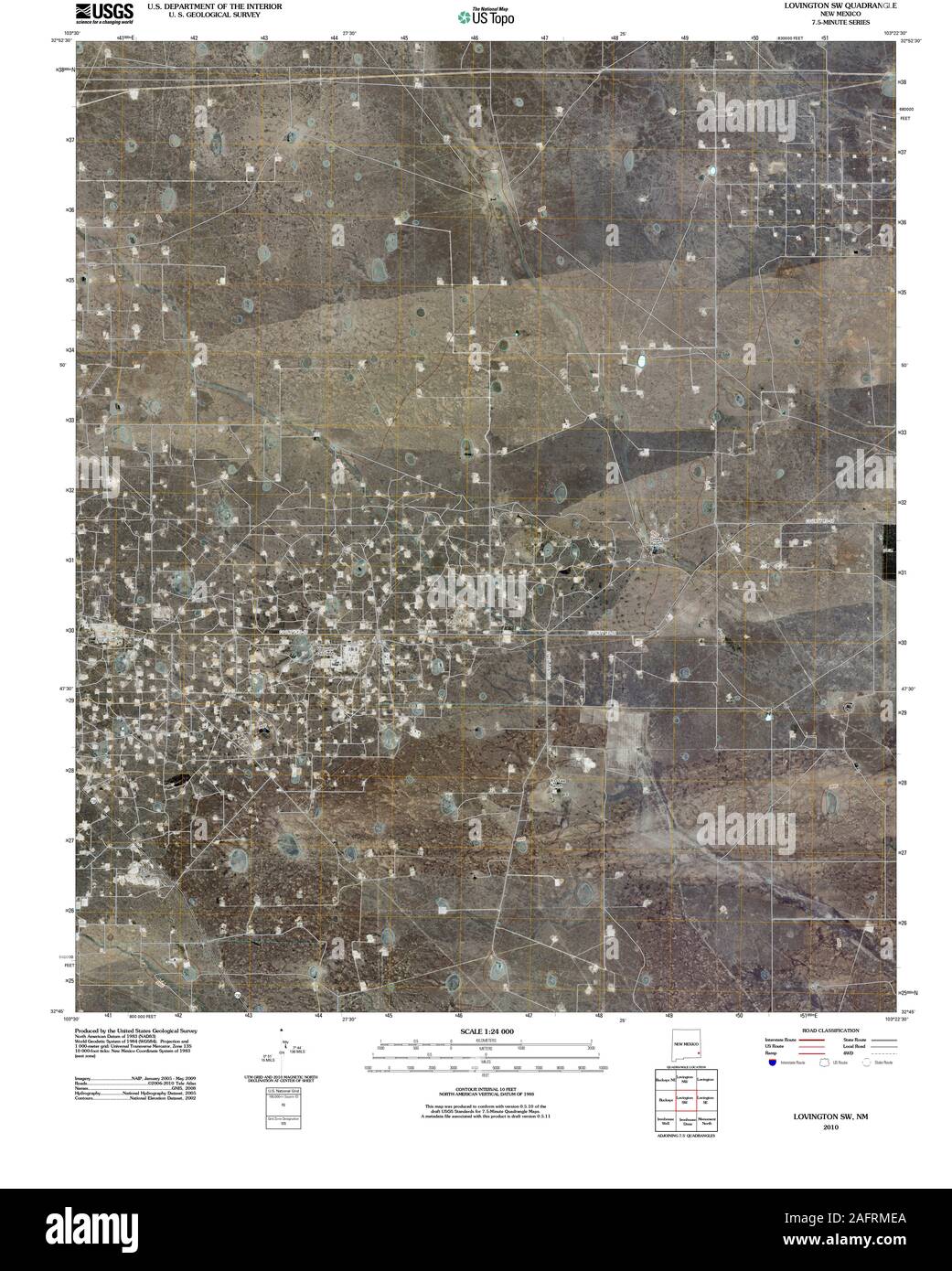 Map of lovington hires stock photography and images Alamy