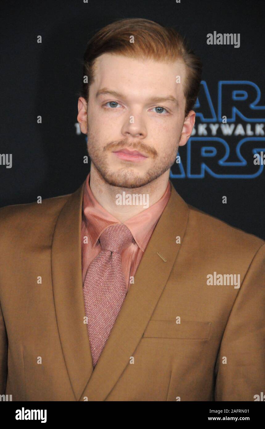 Hollywood, California, USA 16th December 2019 Actor Cameron Monaghan ...