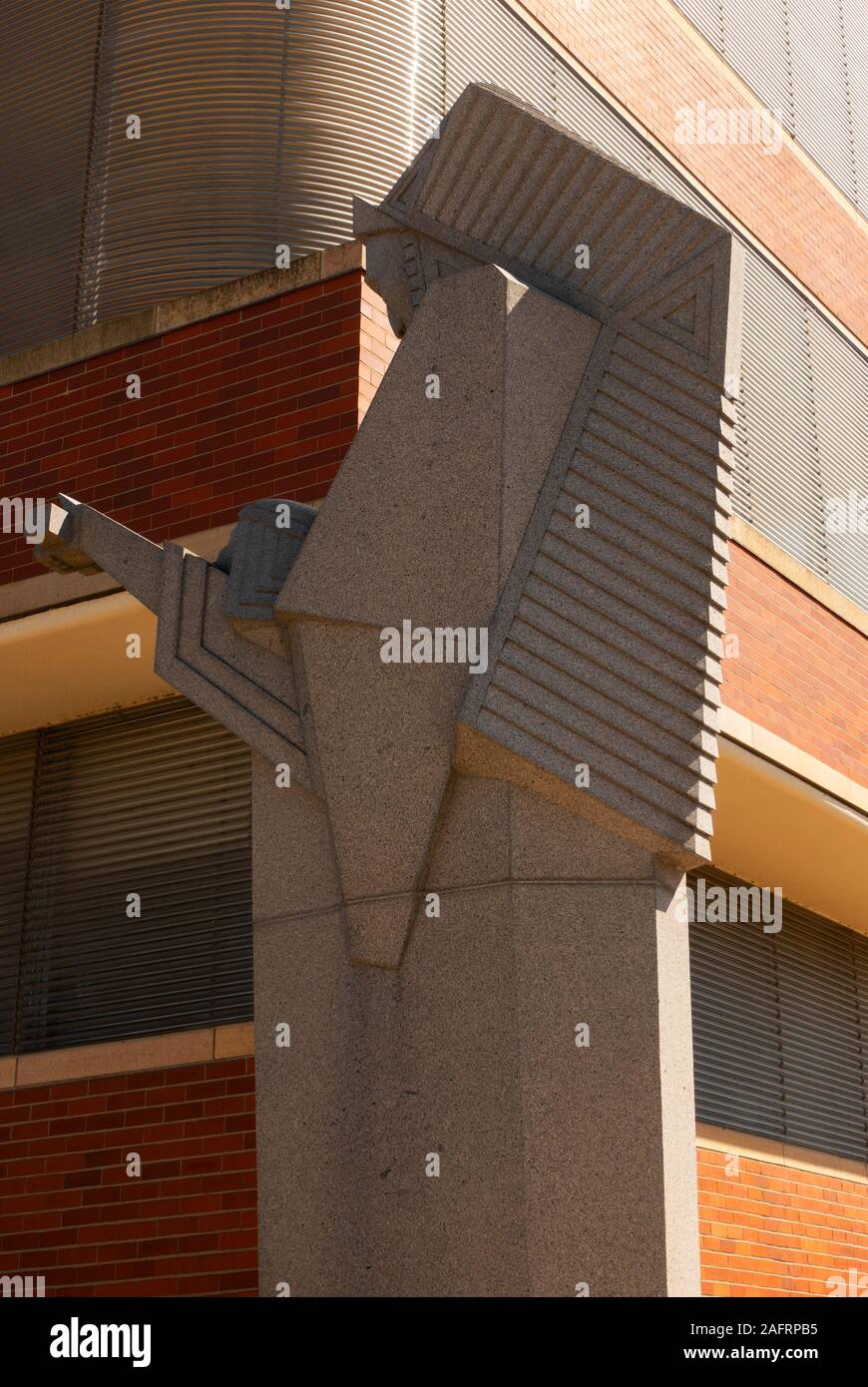 SC Johnson research tower by Frank Lloyd Wright in Racine Wisconsin Stock Photo