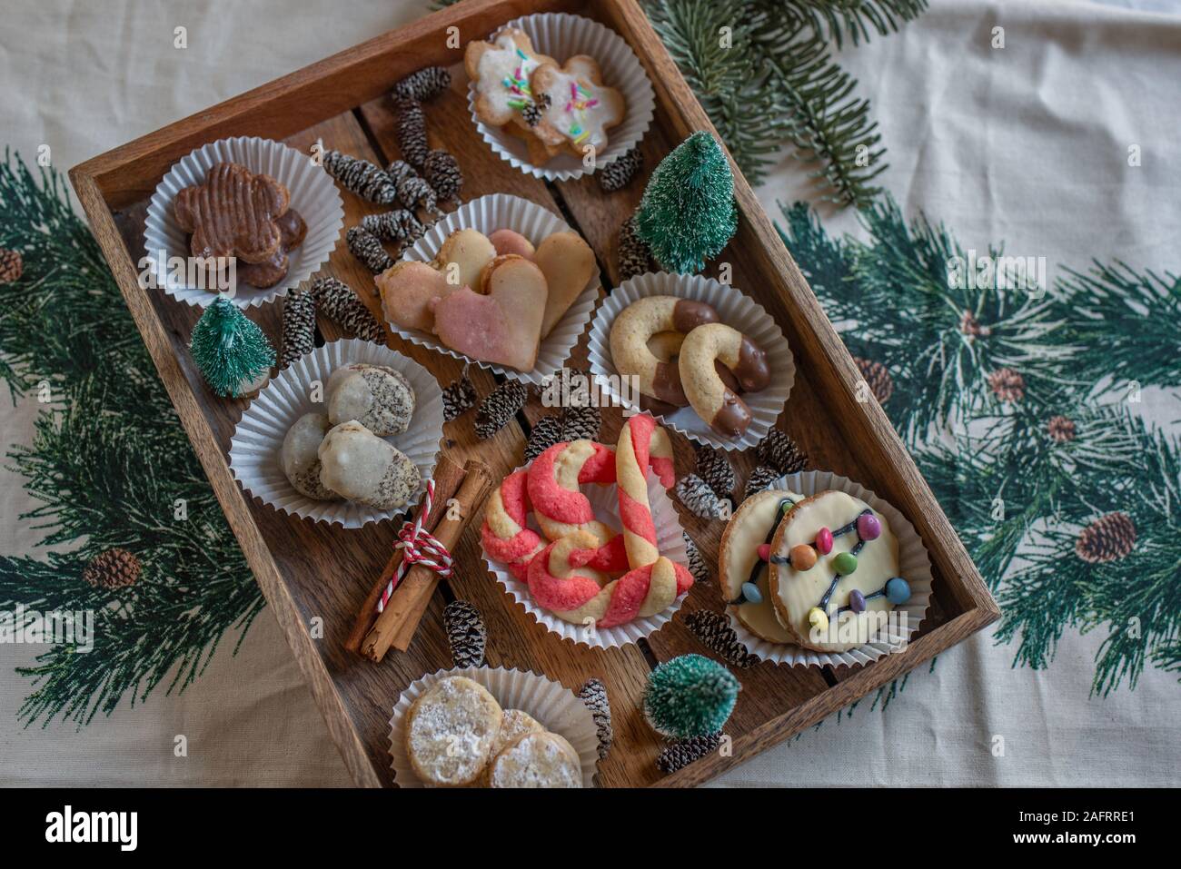 Traditional German Christmas Cookies Stock Photo - Alamy