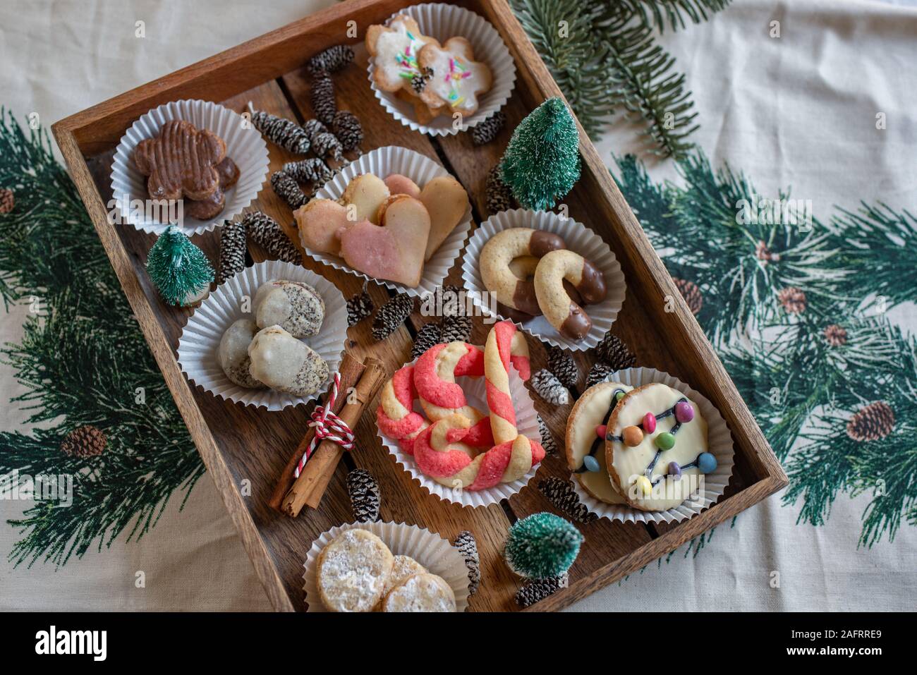 Traditional German Christmas Cookies Stock Photo - Alamy