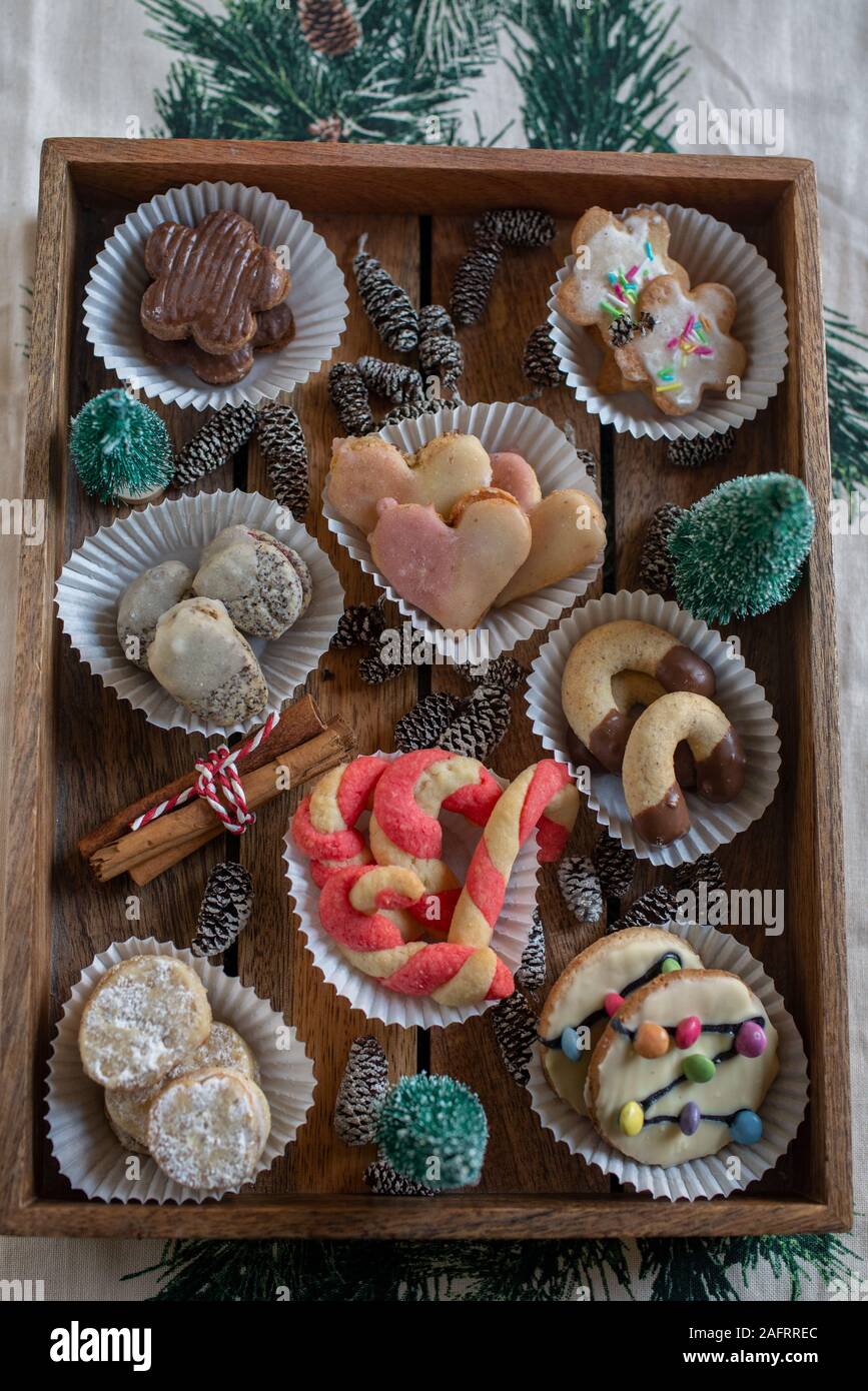 Traditional German Christmas Cookies Stock Photo - Alamy
