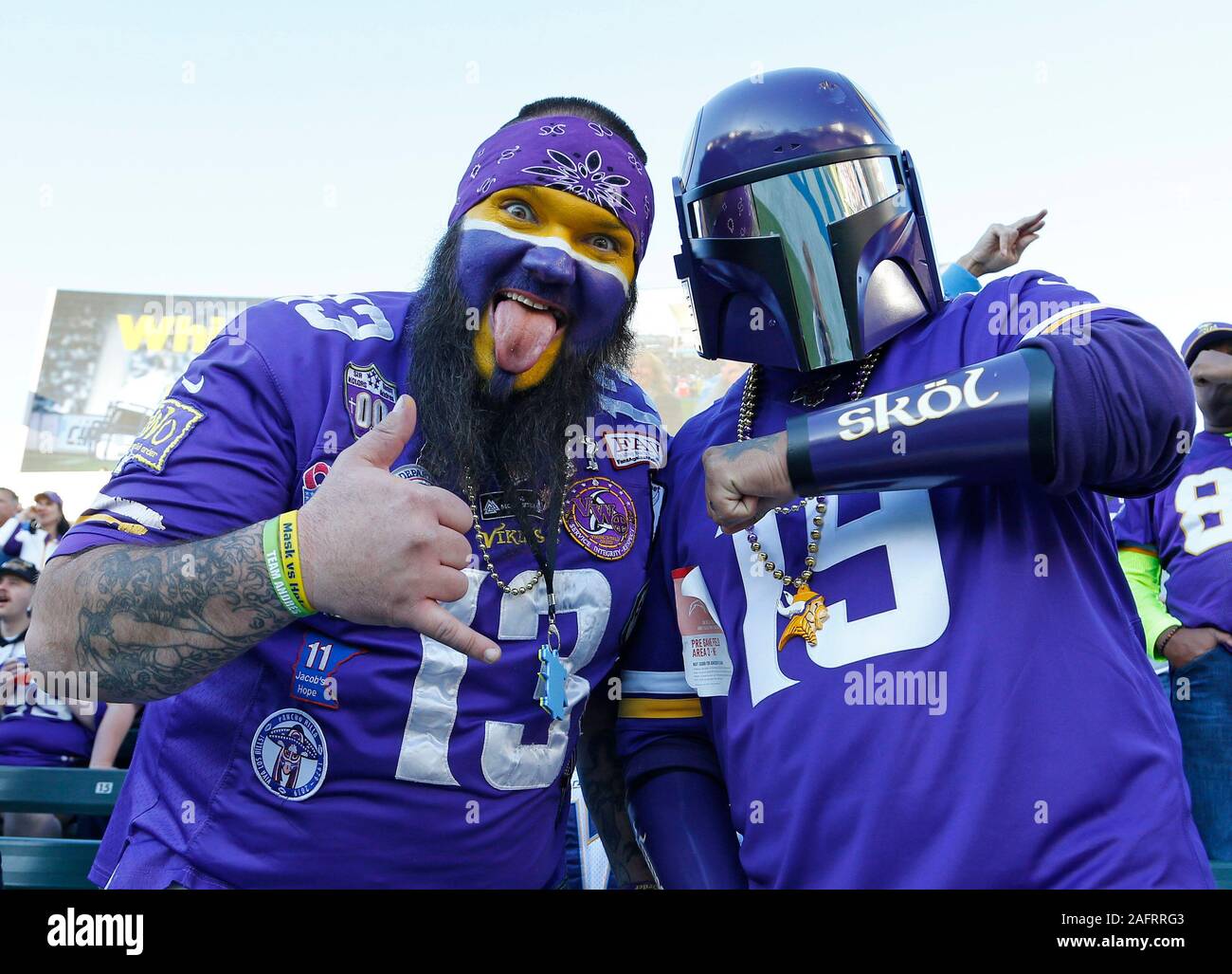 Carson, United States. 15th Dec, 2019. Minnesota Vikings receiver