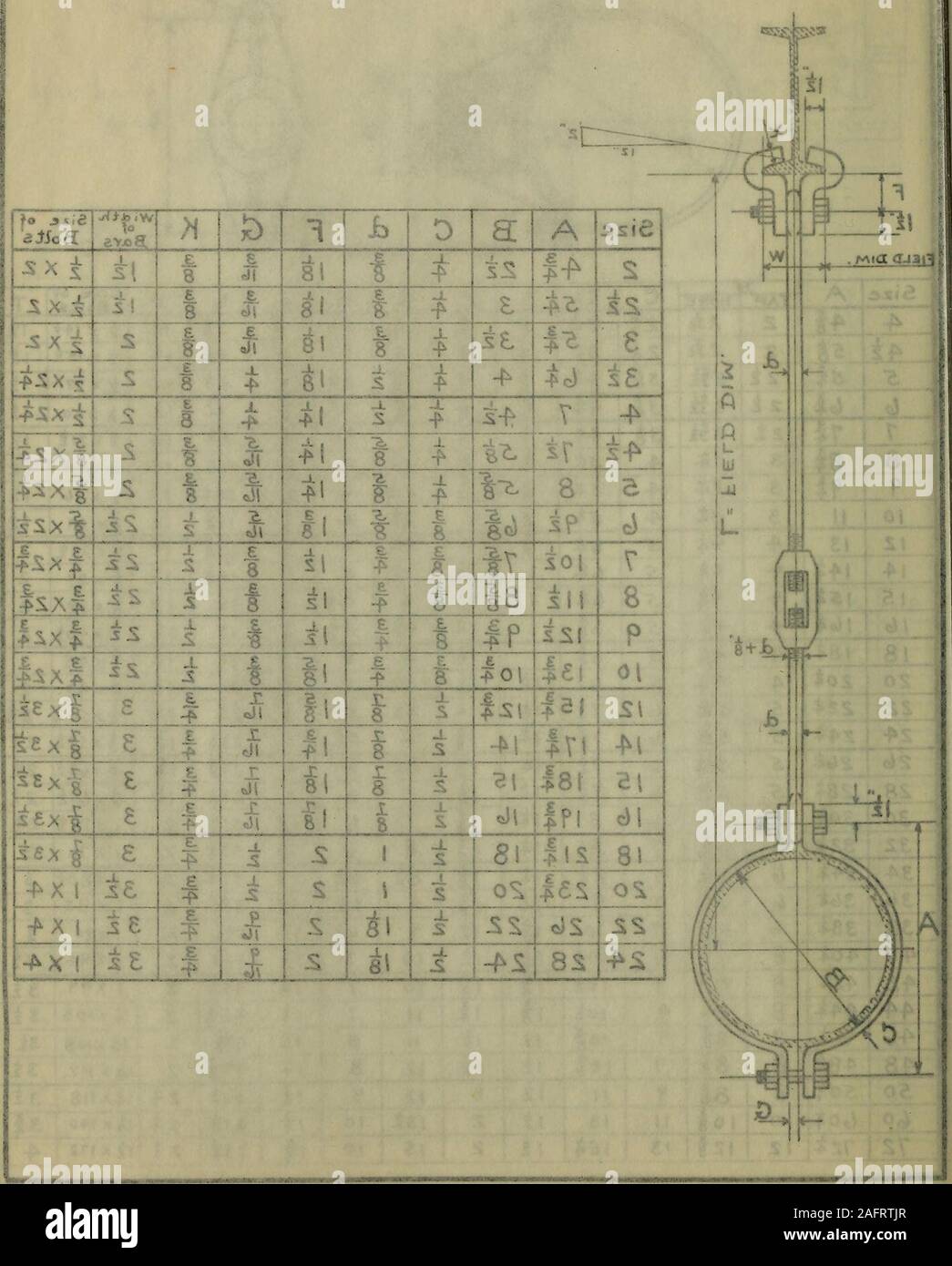 Tables Of Piping Standards Size A B C D F K W Lt Itk Of Bars Silt O Bolts 2 41 2z 4 T 1 18 3 8 It I X Z 2