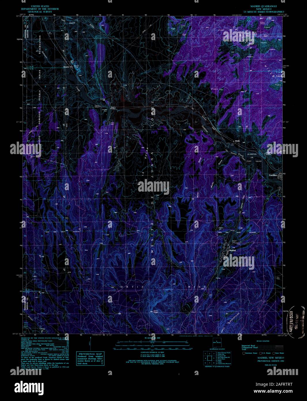 USGS Topo Map - Madrid 193922